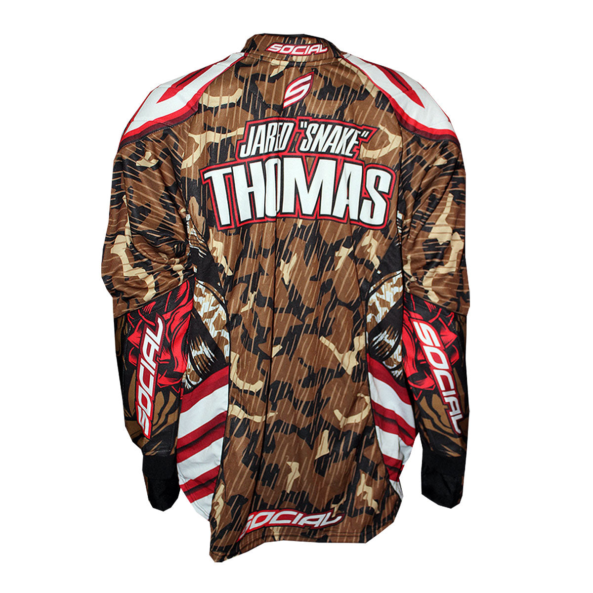 Social Paintball Flex Jersey, Social Wings Cocoa - Image 2