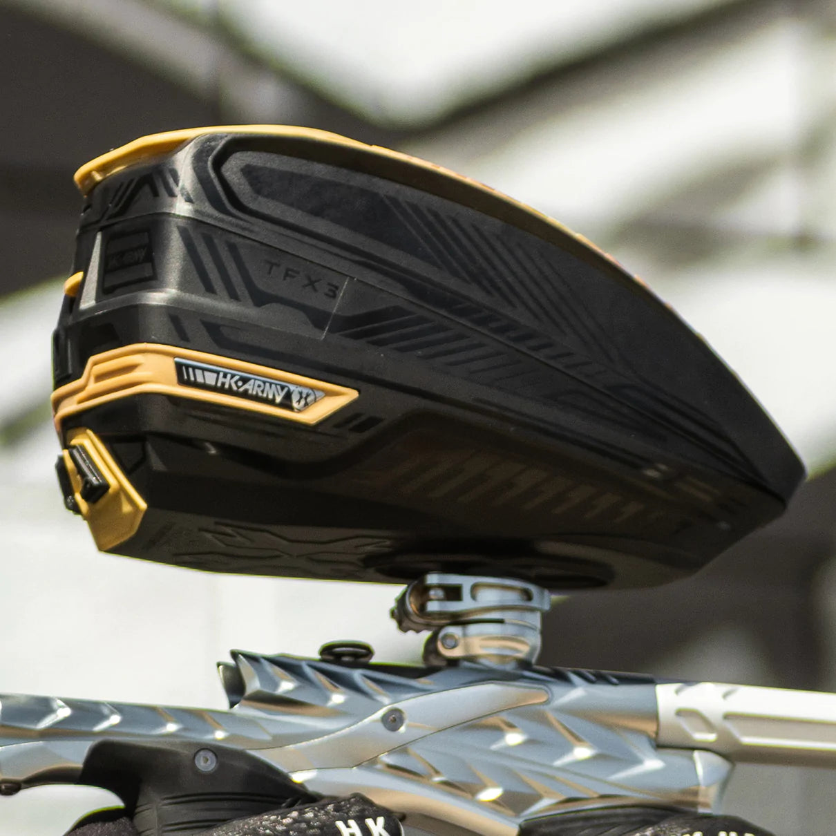 Tfx 3 Loader - Black/Gold | Paintball Loader Or Hopper | Hk Army - Image 2
