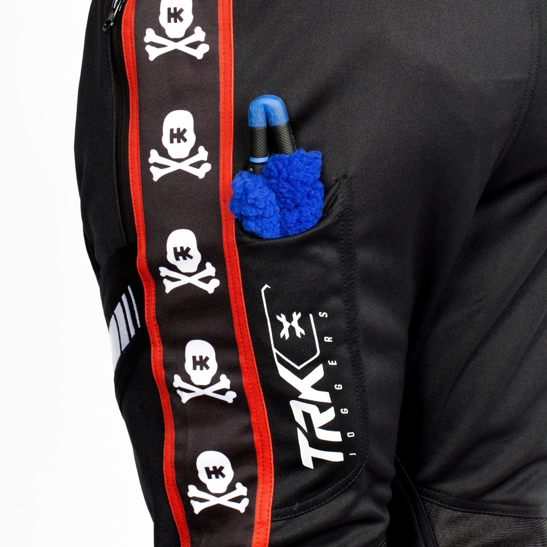 Hk Army TRK Paintball Pants | Skulls Red | Jogger Pants - Image 3
