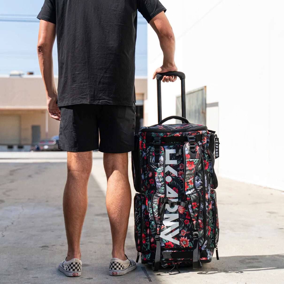 Expand 75L - Roller Gear Bag - Tropical Skull | Paintball Gear Bag | Hk Army - Image 3