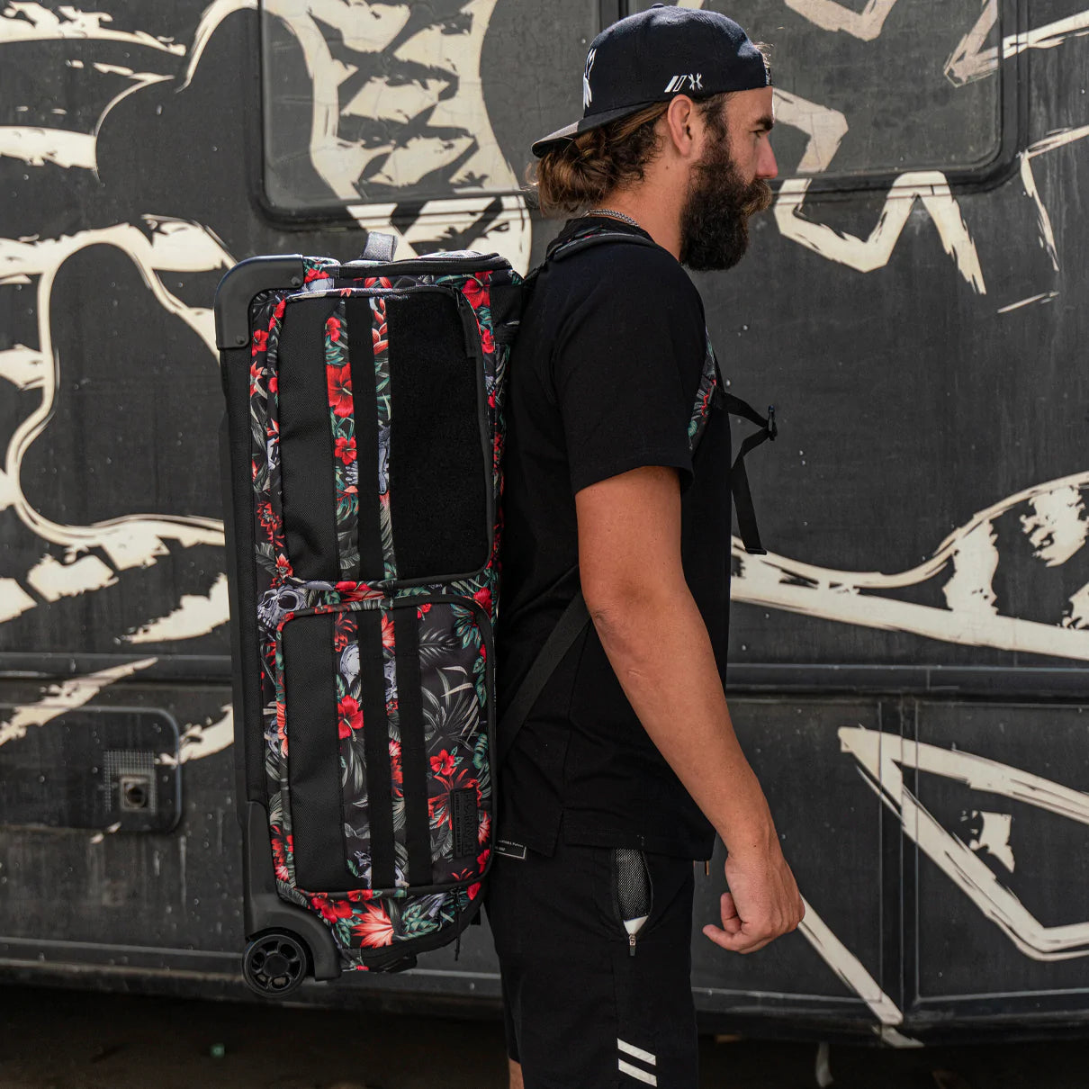 Expand 75L - Roller Gear Bag - Tropical Skull | Paintball Gear Bag | Hk Army - Image 7