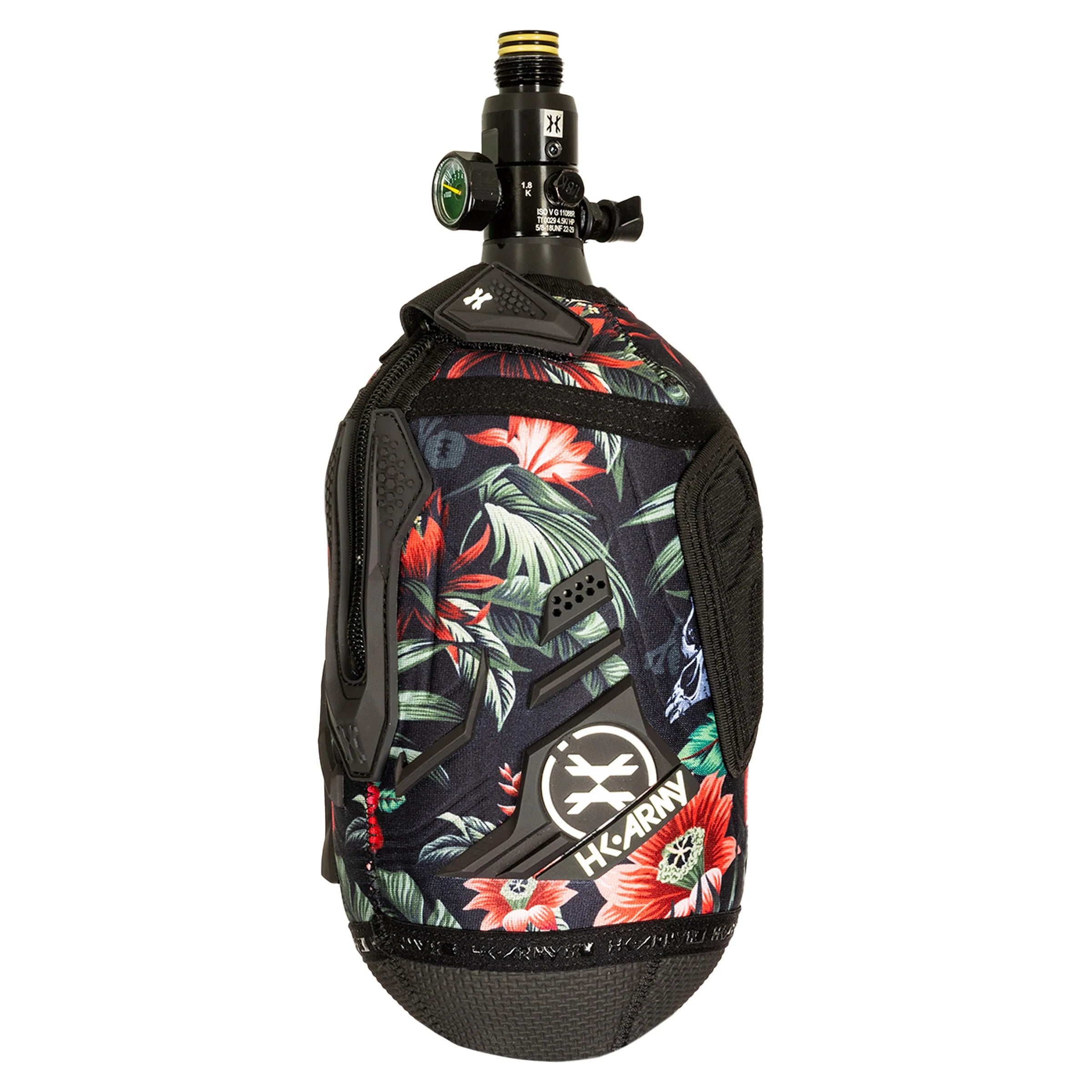 Paintball air tank cover / sleeve | hardline armored - Color: Tropical Skull - Image 6