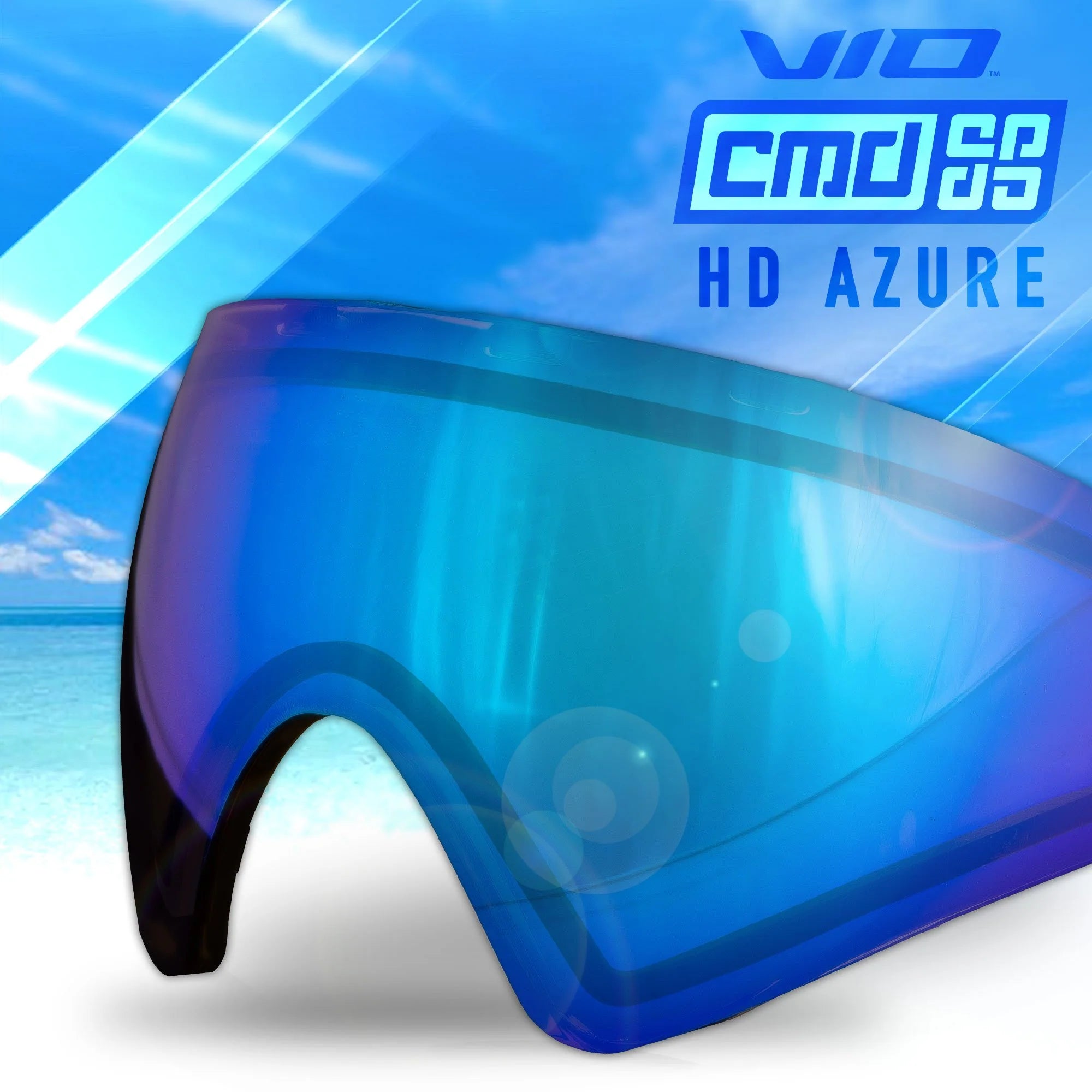 Bunkerkings CMD/VIO Lens - HD Azure - Paintball Goggle Lens - Image 2