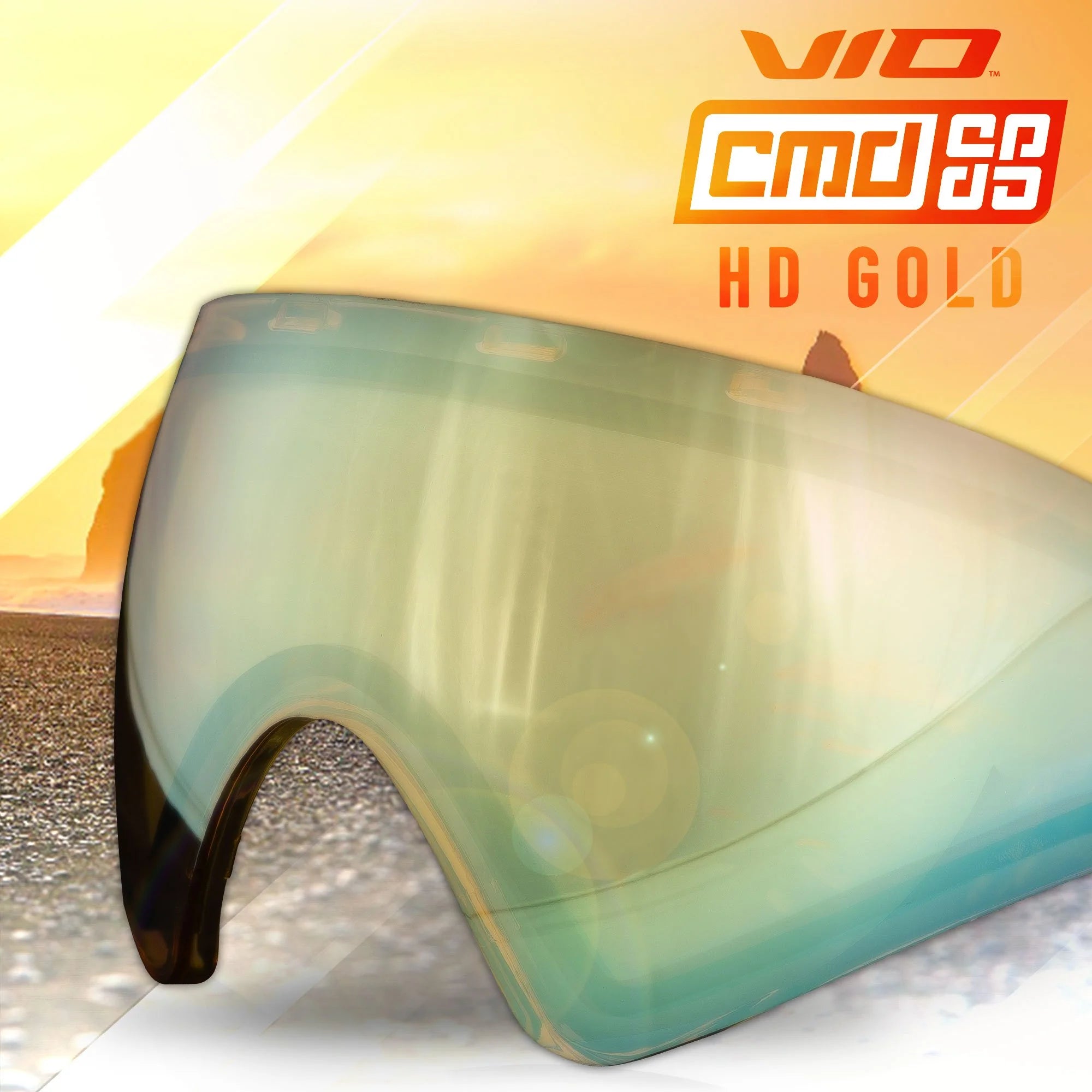 Bunkerkings CMD/VIO Lens - HD Gold - Paintball Goggle Lens - Image 2
