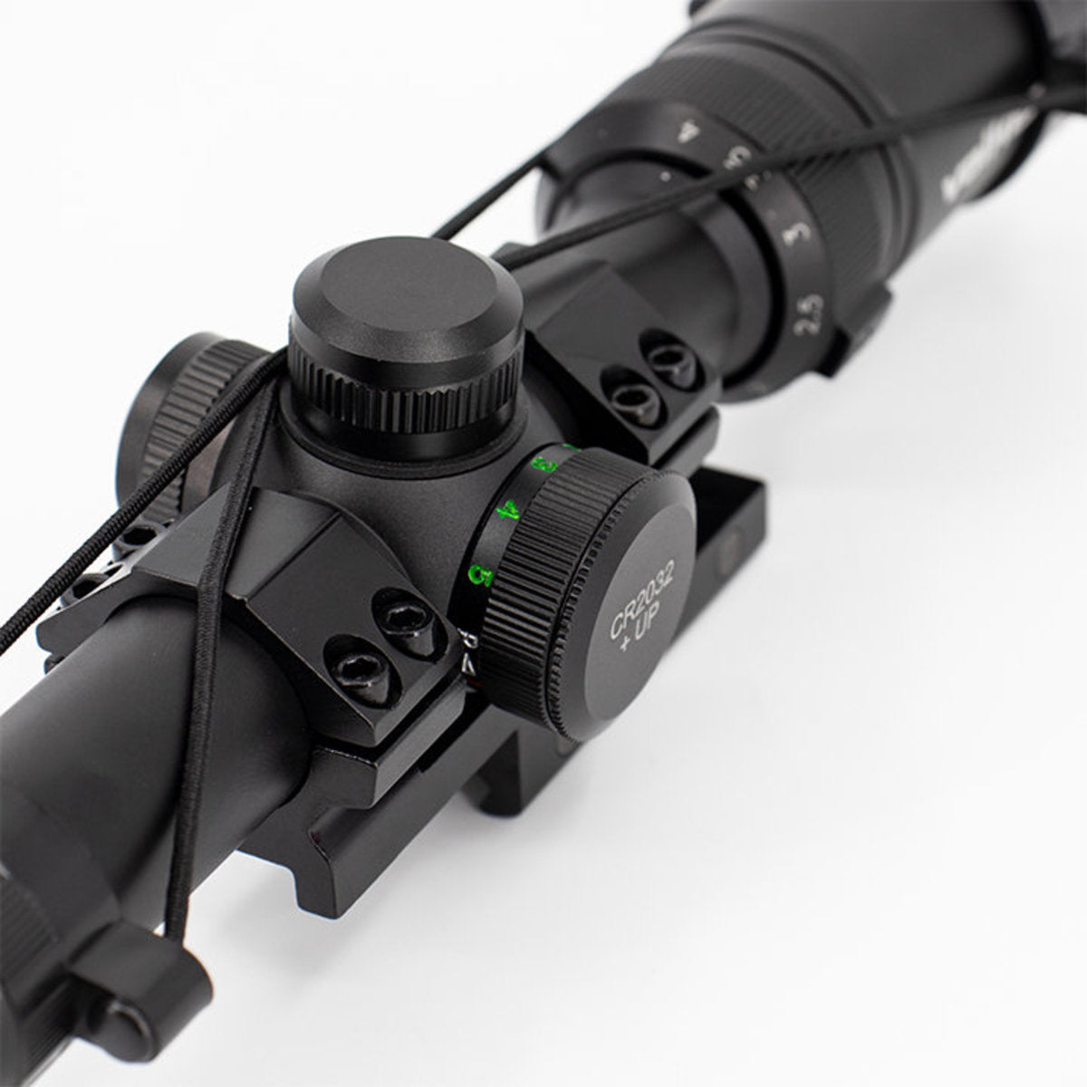 Valken 1-4X20 Mil-Dot Airsoft Rifle Scope W/ Mount - Image 3