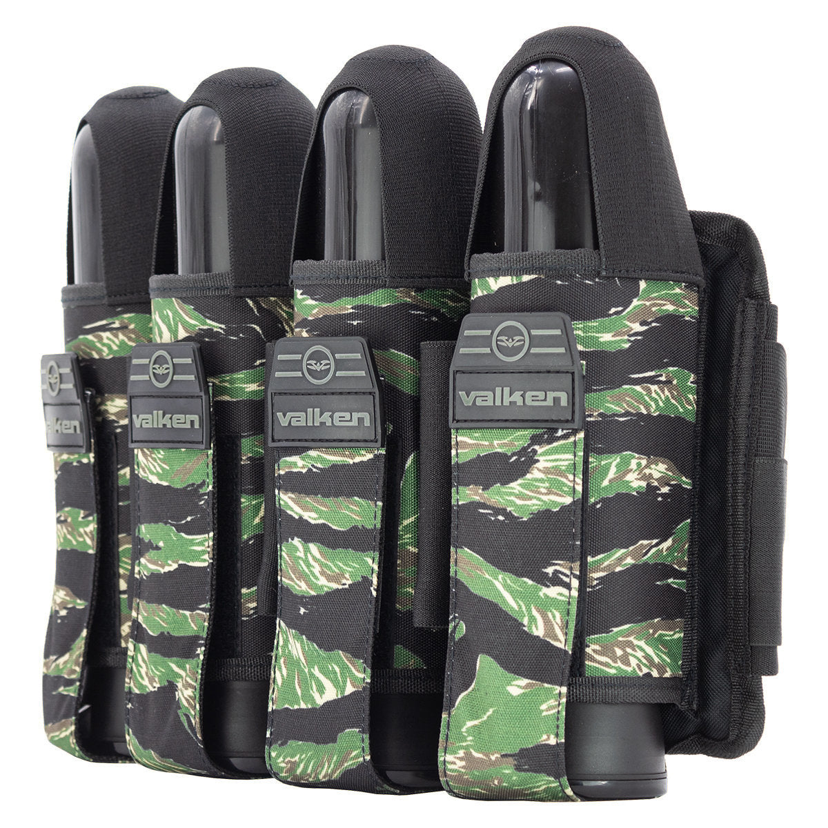 Valken Fate Gfx 4+3 Paintball Harness - Tiger Stripe | Paintball Pod Harness | Tiger Stripe - Image 3