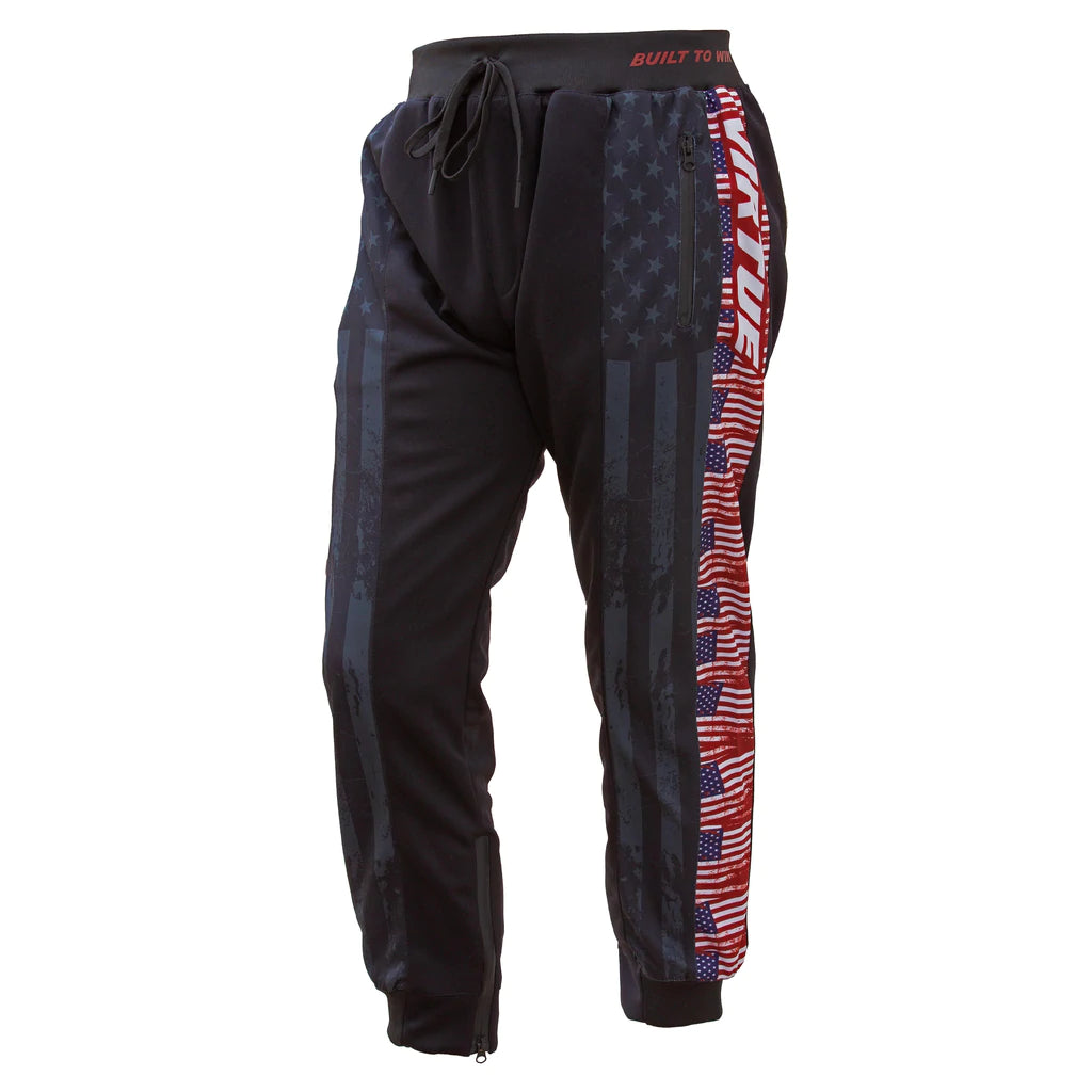 Virtue Jogger Pants - Patriot Flag - Black - Image 2