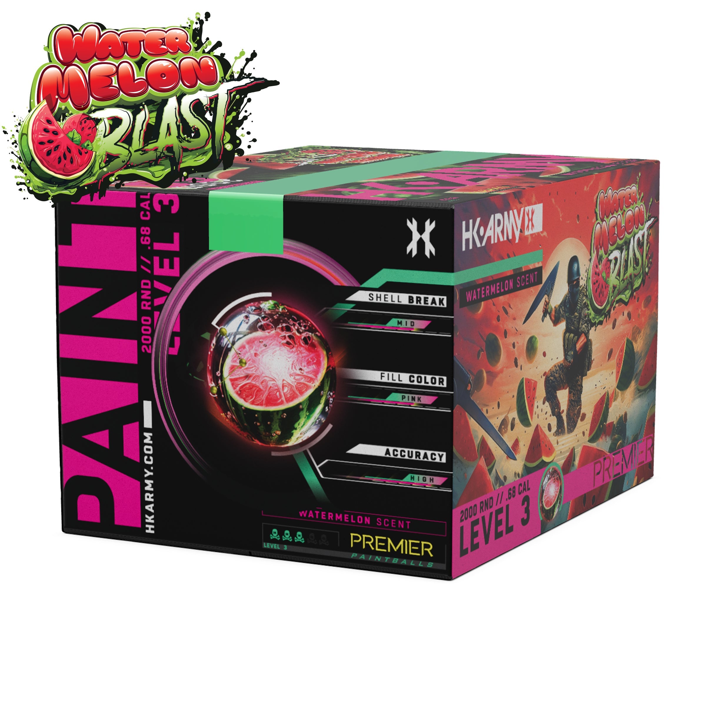 HK Army Watermelon Blast Scented Paintballs - Premier Pink Fill - Image 4