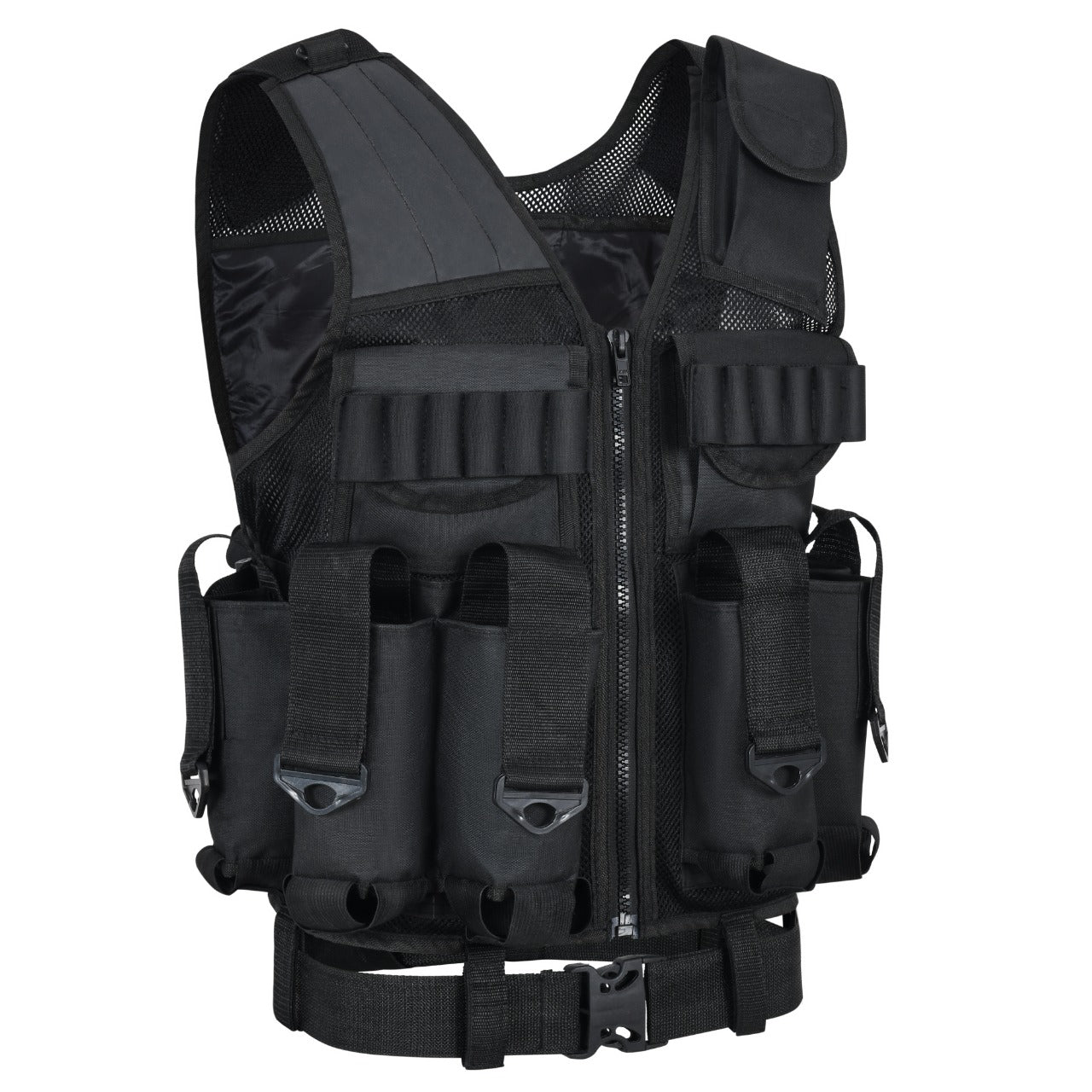 East Coast 9 Pod Harness / Tactical Vest | Fully Adjustable Fit | Black