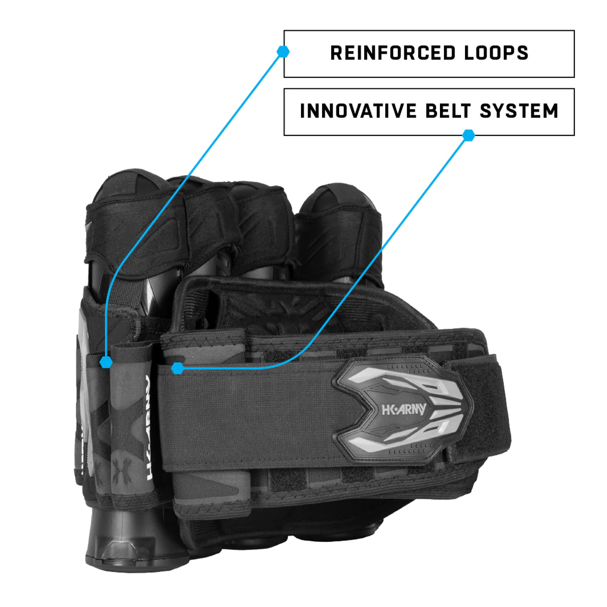 Zero G 2.0 Harness - Black/Grey - 3+2+4 - Image 9