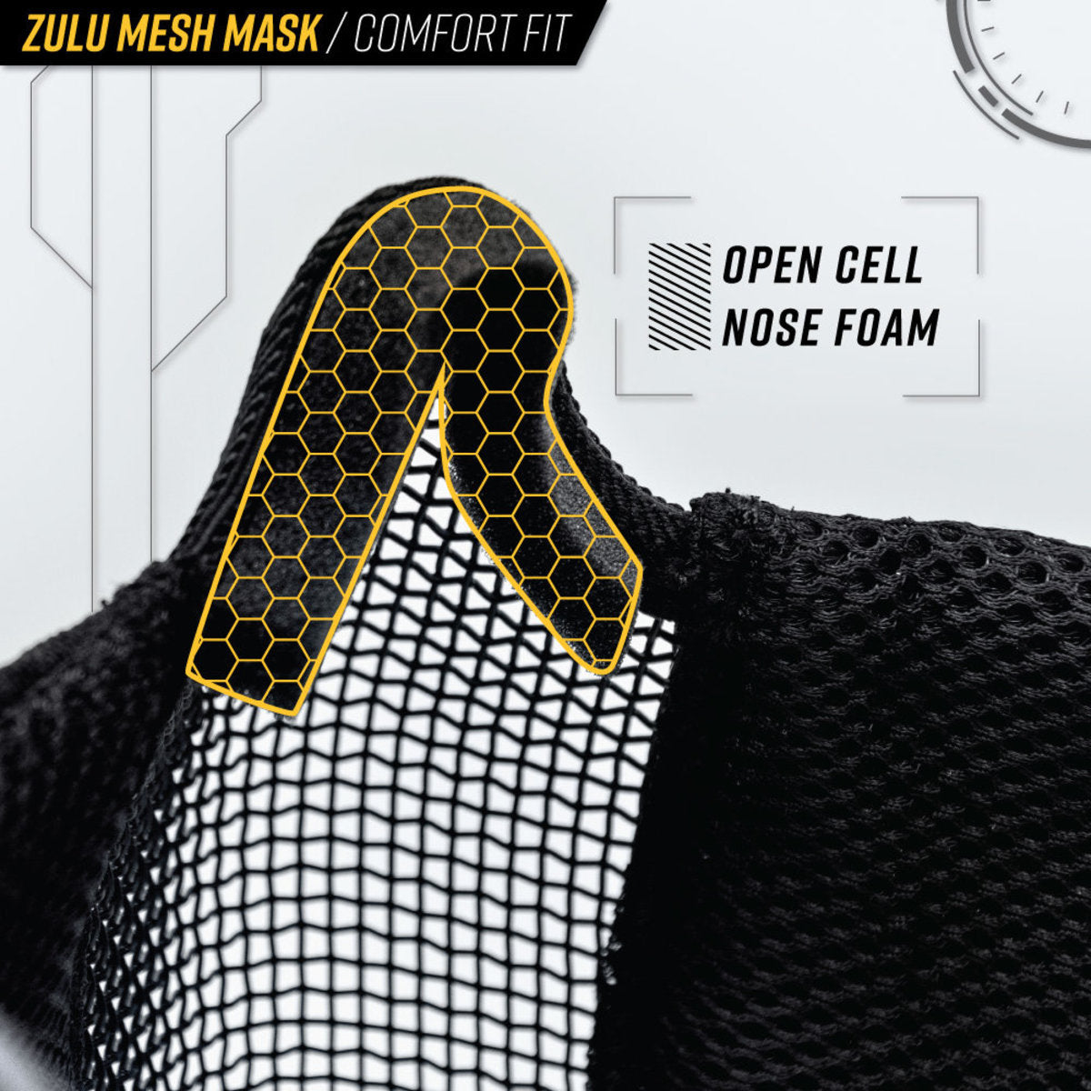 Valken Zulu Airsoft Mesh Mask - Image 7
