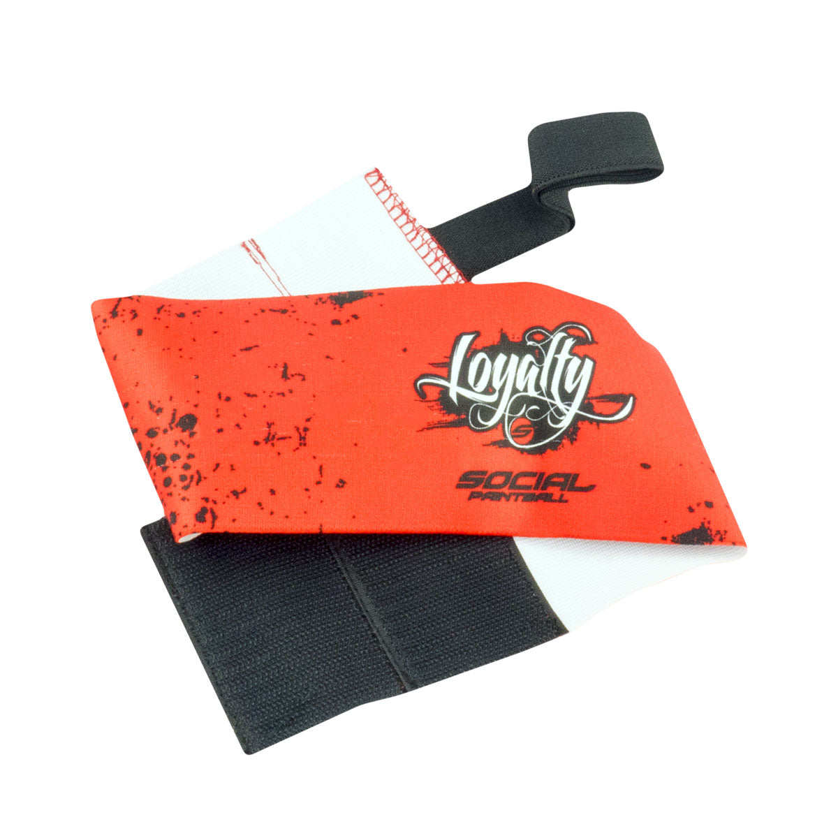 Velcro® Paintball Team Armband, Loyalty Red | Paintball Armband | Social Paintball - Image 2