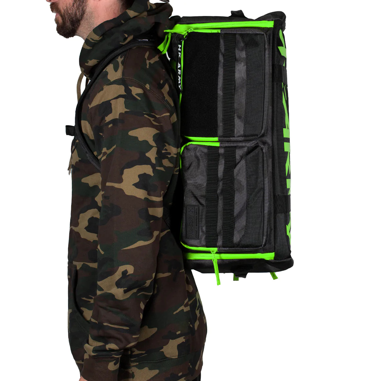 Expand 35L - Backpack - Shroud Black/Green | Paintball Gear Bag | Hk Army - Image 6