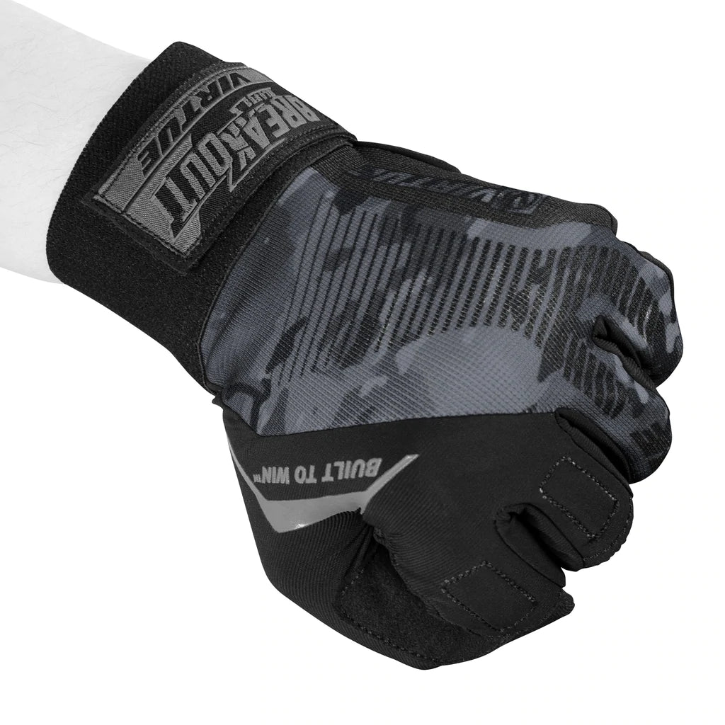 Virtue Breakout Gloves - Ripstop Full Finger - Black Camo - Image 6