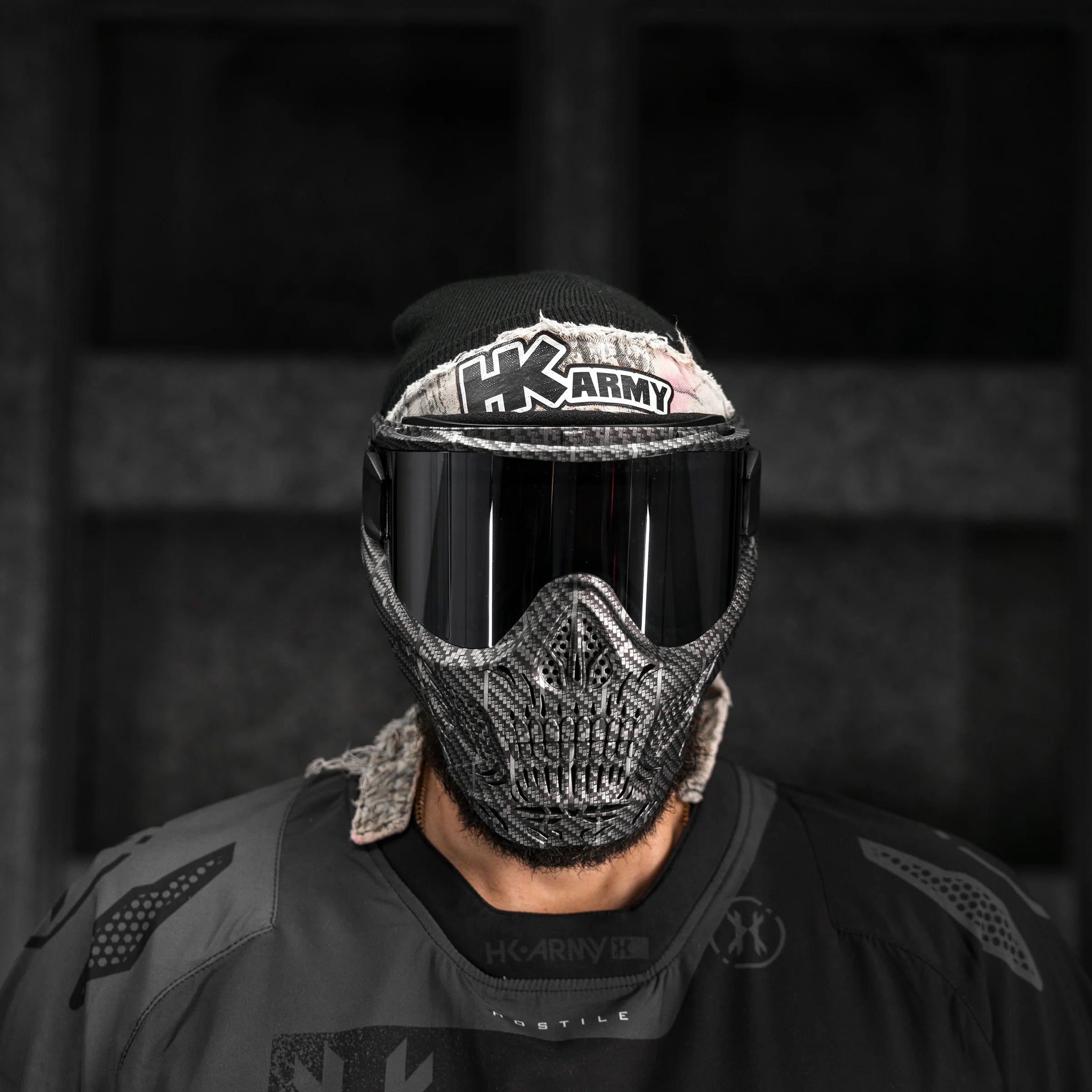 HSTL Skull Goggle "Machine Silver" W/ Chrome Lens | Paintball Goggle | Mask | Hk Army - Image 5