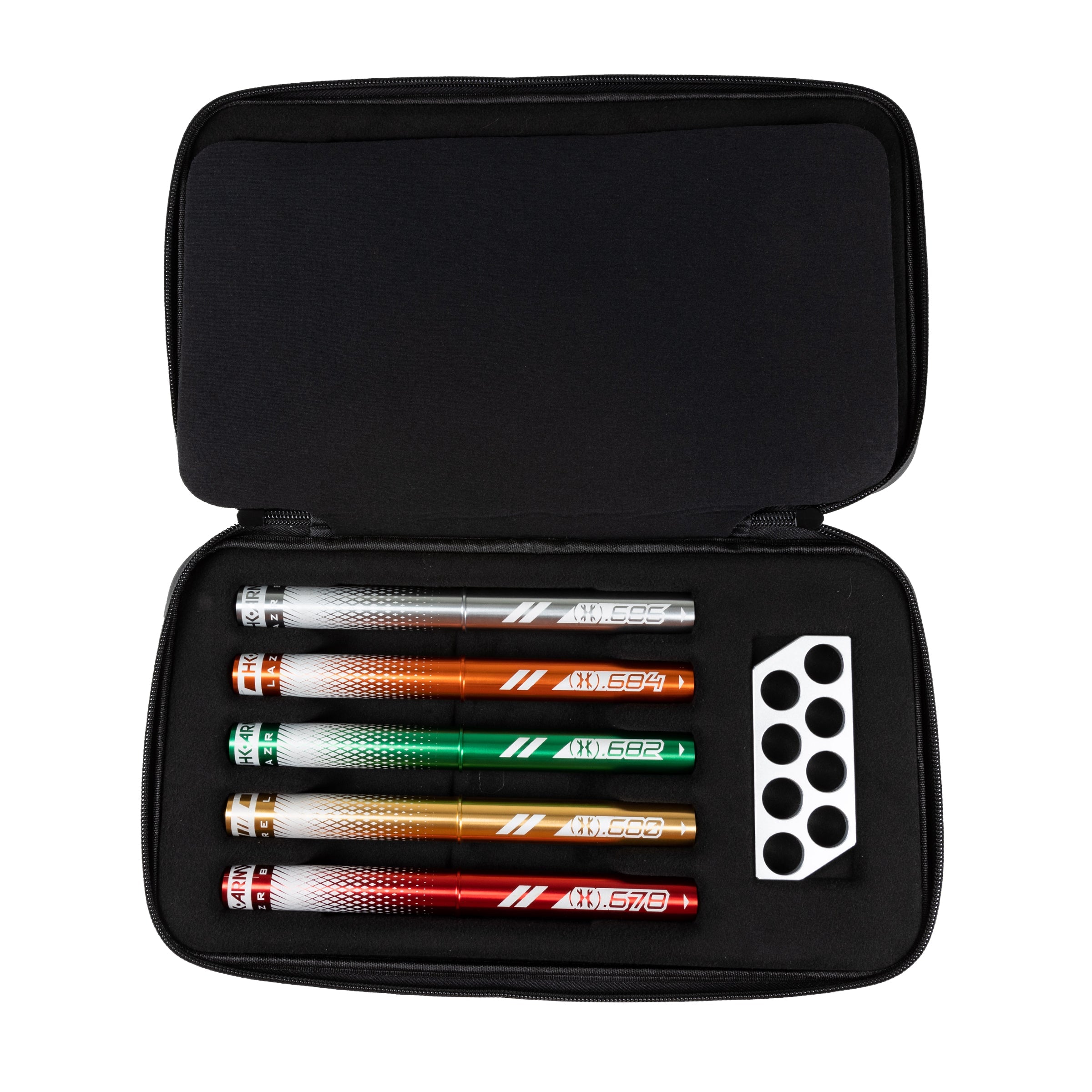LAZR Elite Nova Barrel Kit - 15' Red/Black - Colored Inserts - Cocker Threads - Image 6