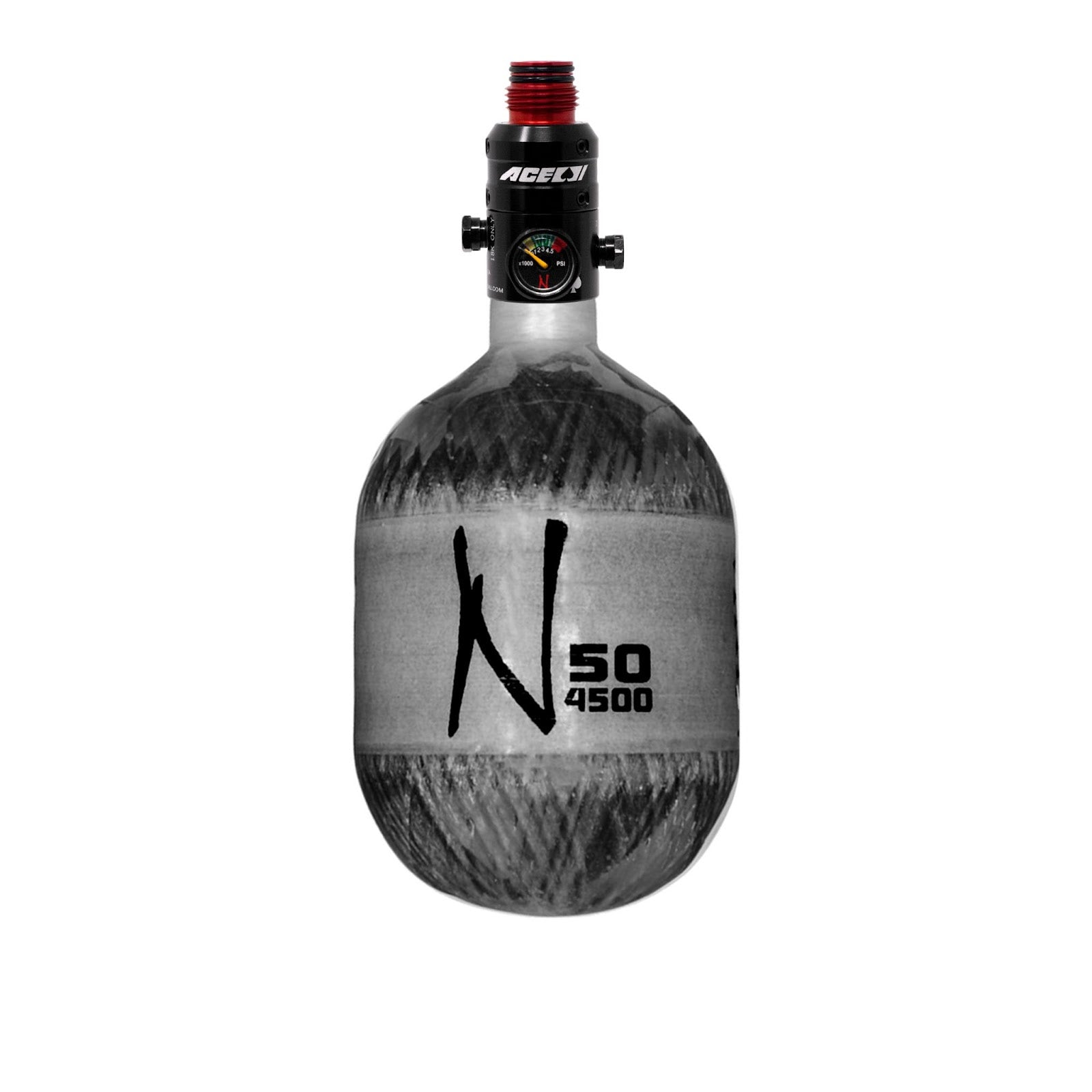 Ninja Carbon Fiber Hpa Tank - 50/4500 Lite | GREY 50 LITE