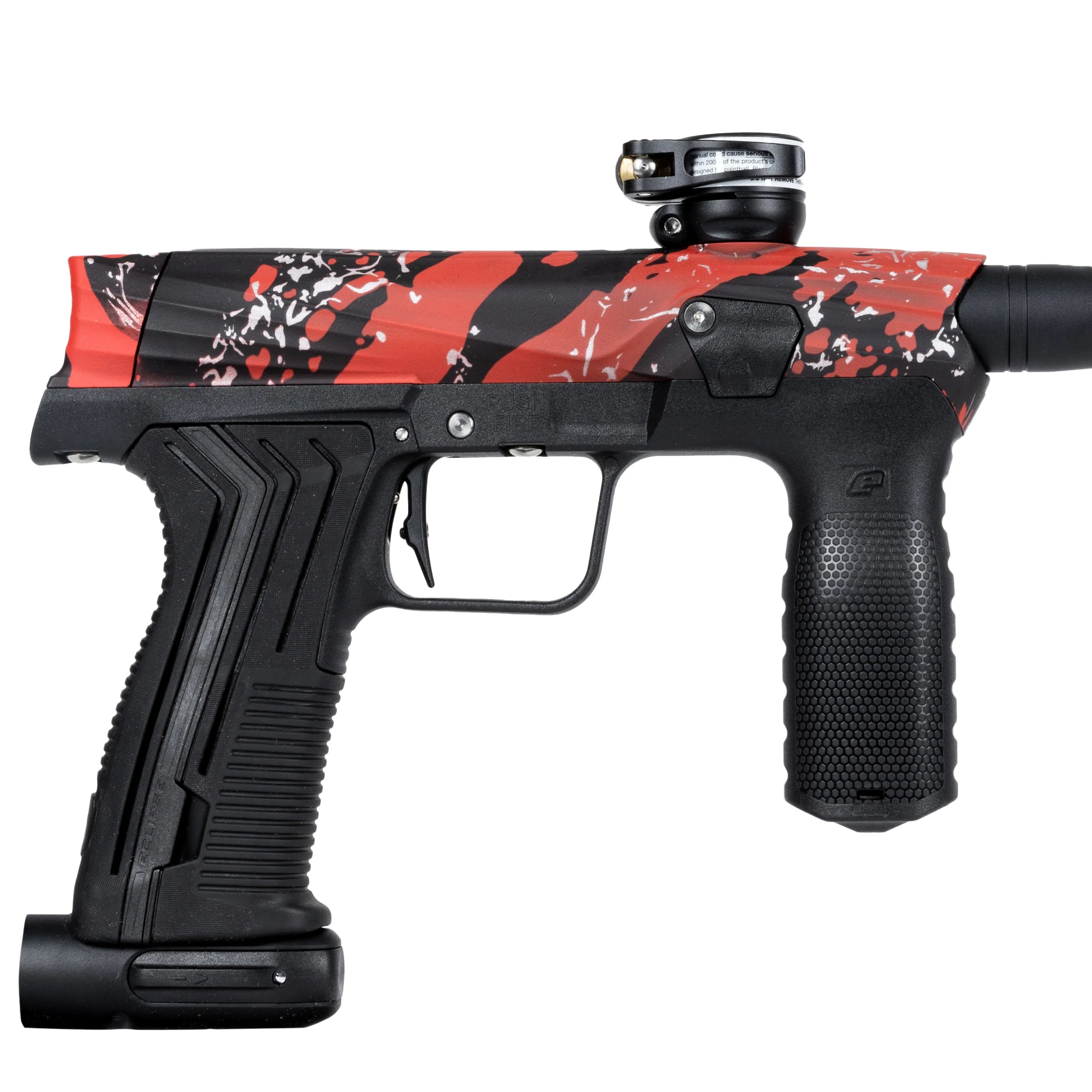 HK Army Etha 3M Mech | Color: Fracture Red | Paintball Mechanical Marker - Image 3