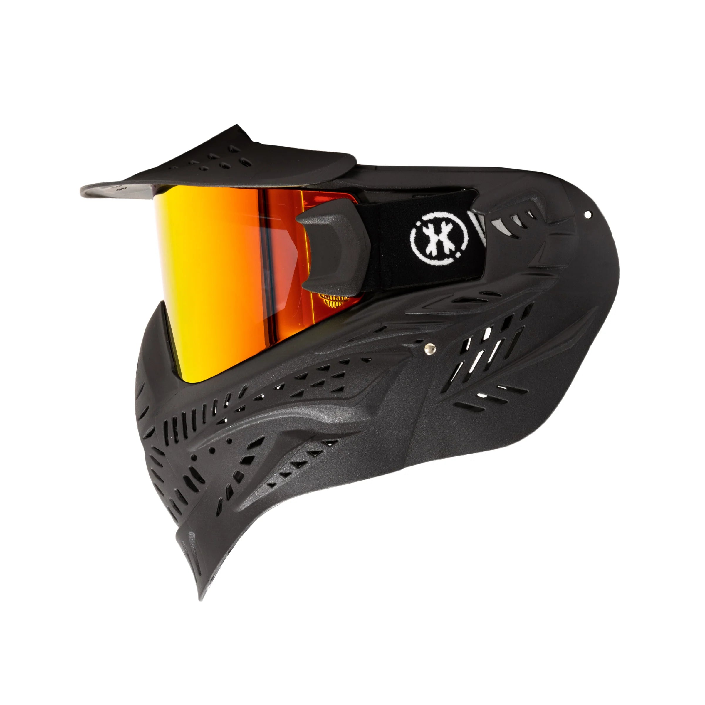 HSTL Goggle | Color: Black W/ Fire Thermal Lens | Paintball & Airsoft Goggle - Image 3