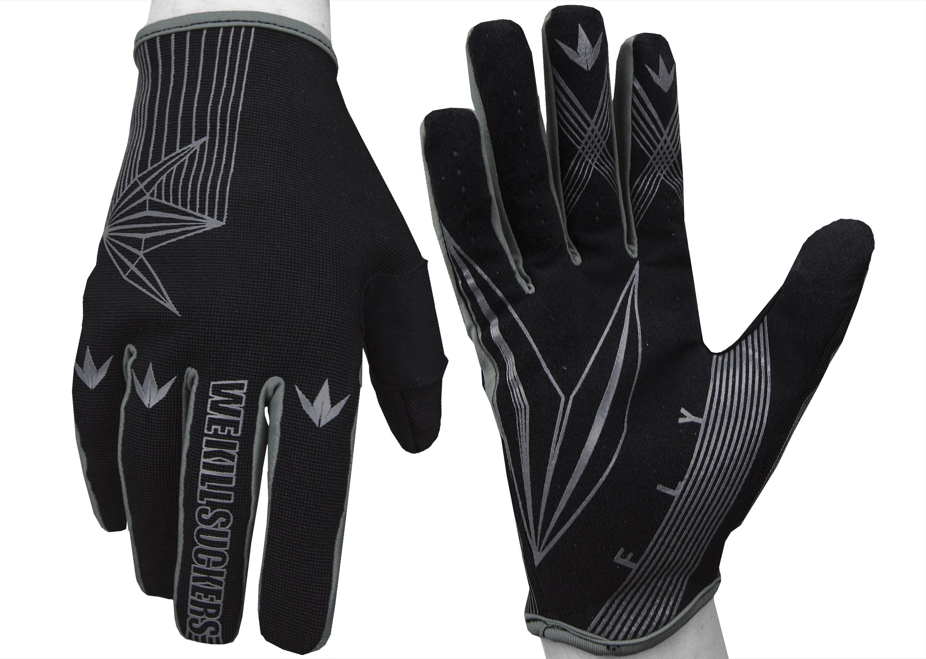 Bunkerkings Fly Paintball Hand Gloves - Black - Image 4