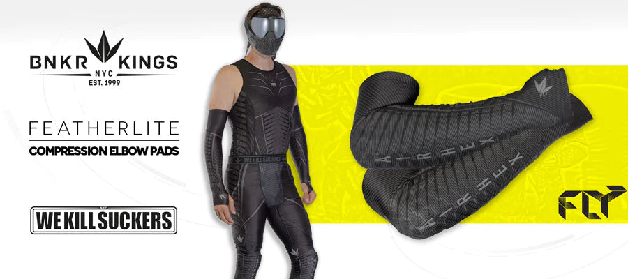 Bunkerkings Fly Compression Paintball Elbow Pads - Image 8