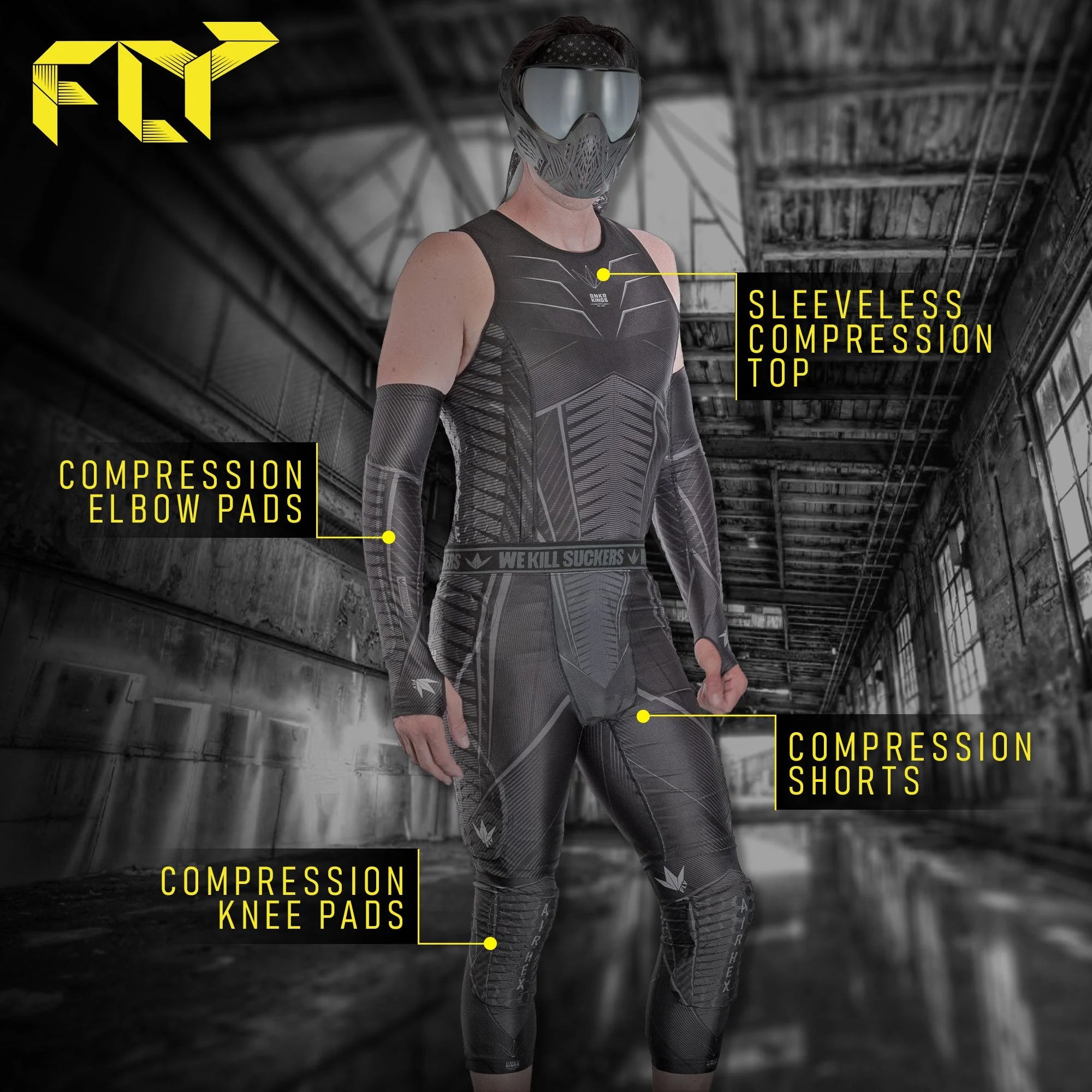 Bunkerkings Fly Compression Shorts | Slide Shorts - Image 3