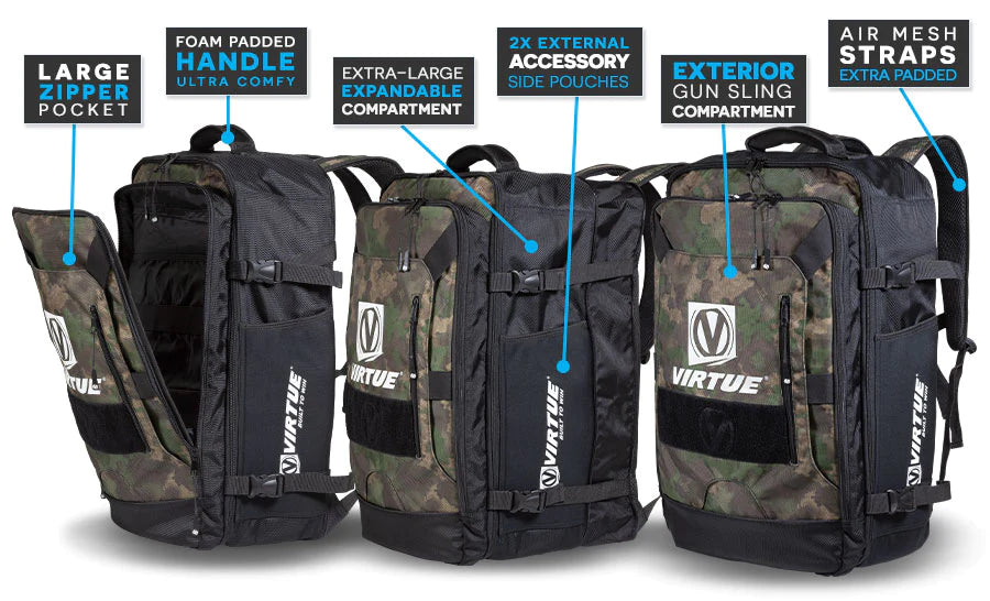 Virtue Gambler Backpack & Gear Bag - Reality Brush Camo - Image 7
