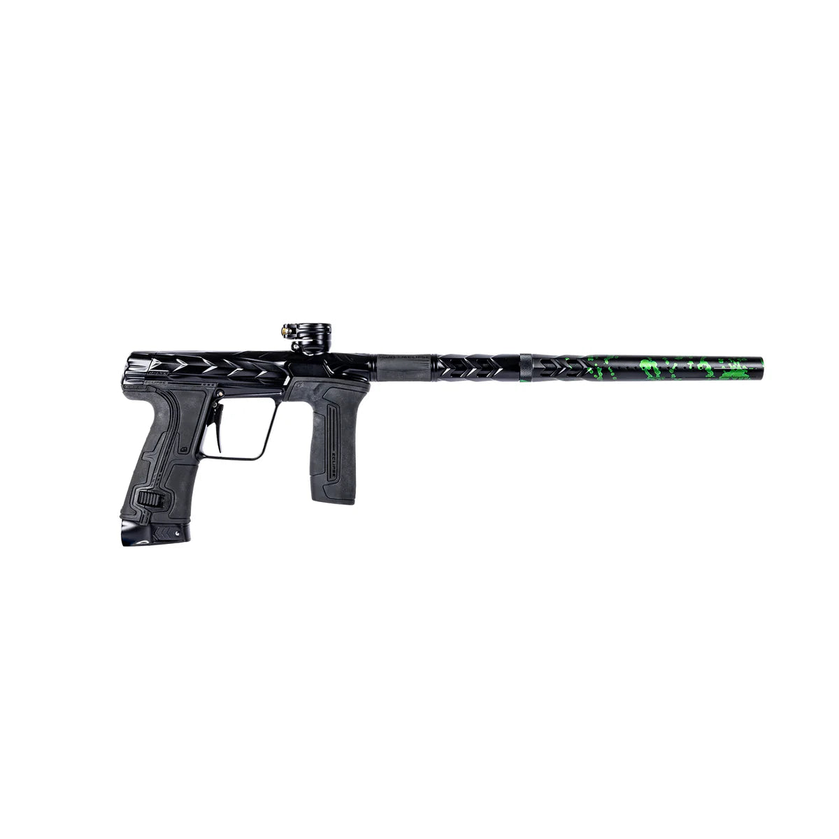 S63 PWR Elite Fossil Barrel Tip - Dust Black / Green Splash - Image 2
