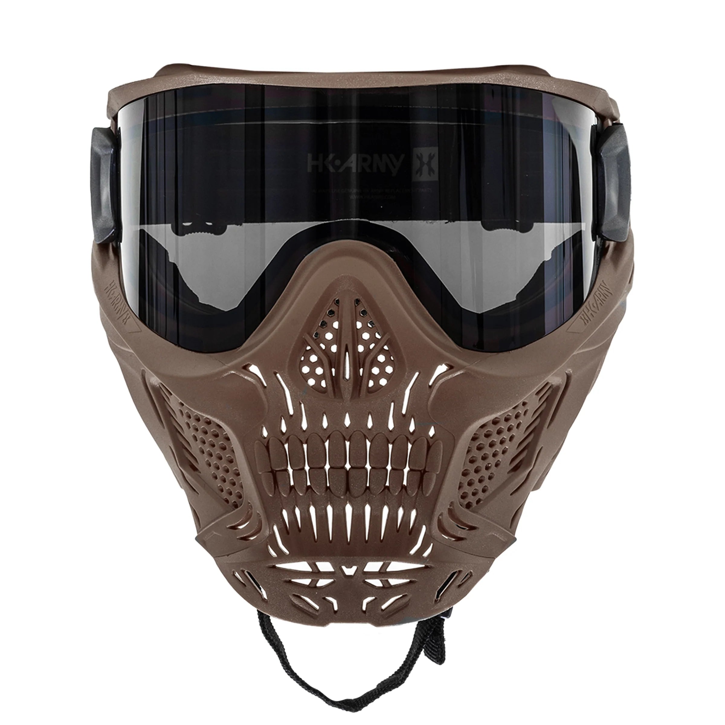 Hstl Skull Goggle "Grave Digger" - Tan W/ Smoke Lens | Paintball Goggle | Mask | Hk Army - Image 2