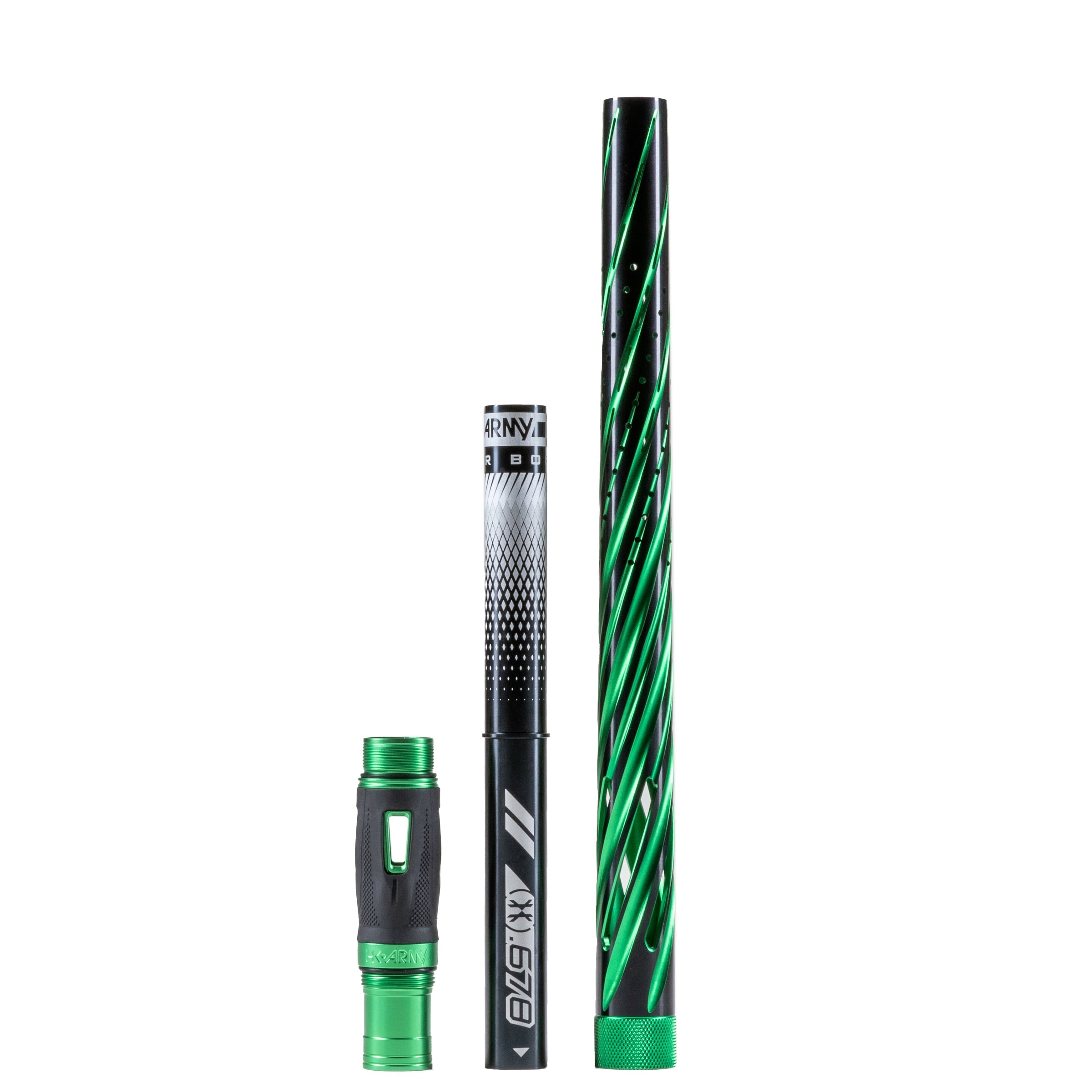LAZR Elite Orbit Barrel Kit - 15' Dust Green/Black Inserts - Cocker Threads - Image 8