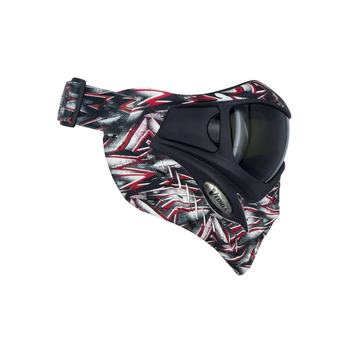 Vforce Se Grill Paintball Mask Goggle Spangled Anti-Hero W/ Smoke + Clear Lens - Image 5