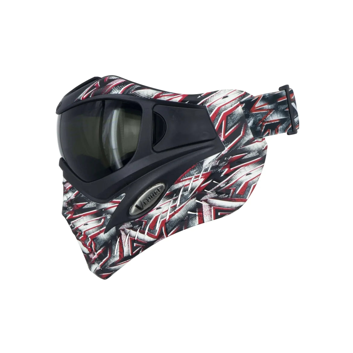 Vforce Se Grill Paintball Mask Goggle Spangled Anti-Hero W/ Smoke + Clear Lens - Image 7