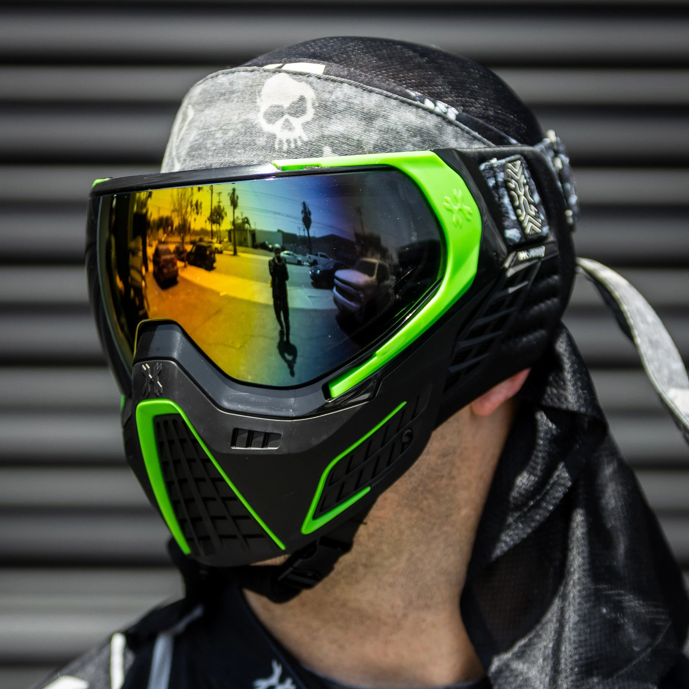 Klr Goggle Electric - Black/Green/Fusion Lens | Paintball Goggle | Mask | Hk Army - Image 5