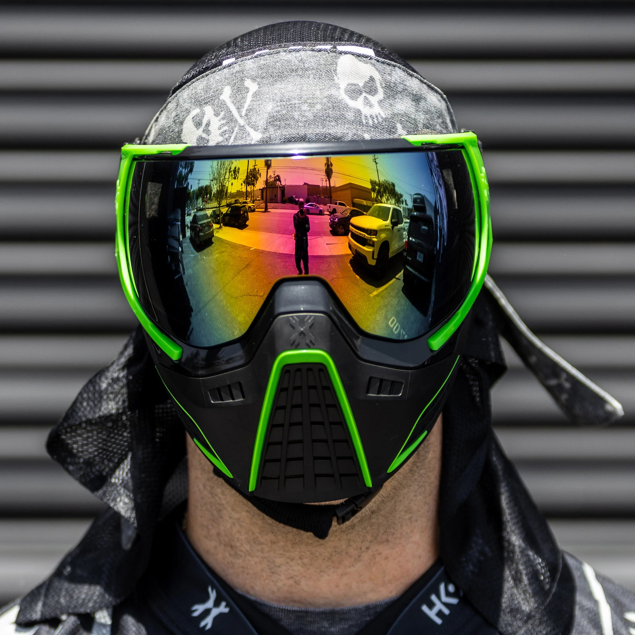 Klr Goggle Electric - Black/Green/Fusion Lens | Paintball Goggle | Mask | Hk Army - Image 6
