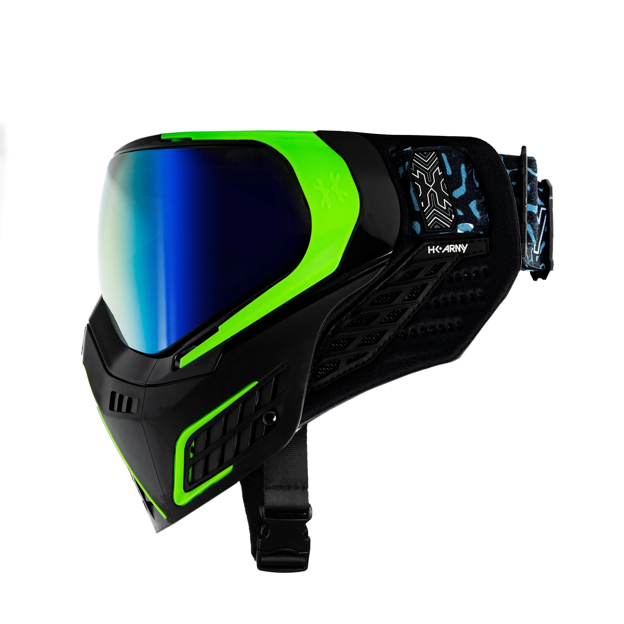 Klr Goggle Electric - Black/Green/Fusion Lens | Paintball Goggle | Mask | Hk Army - Image 3