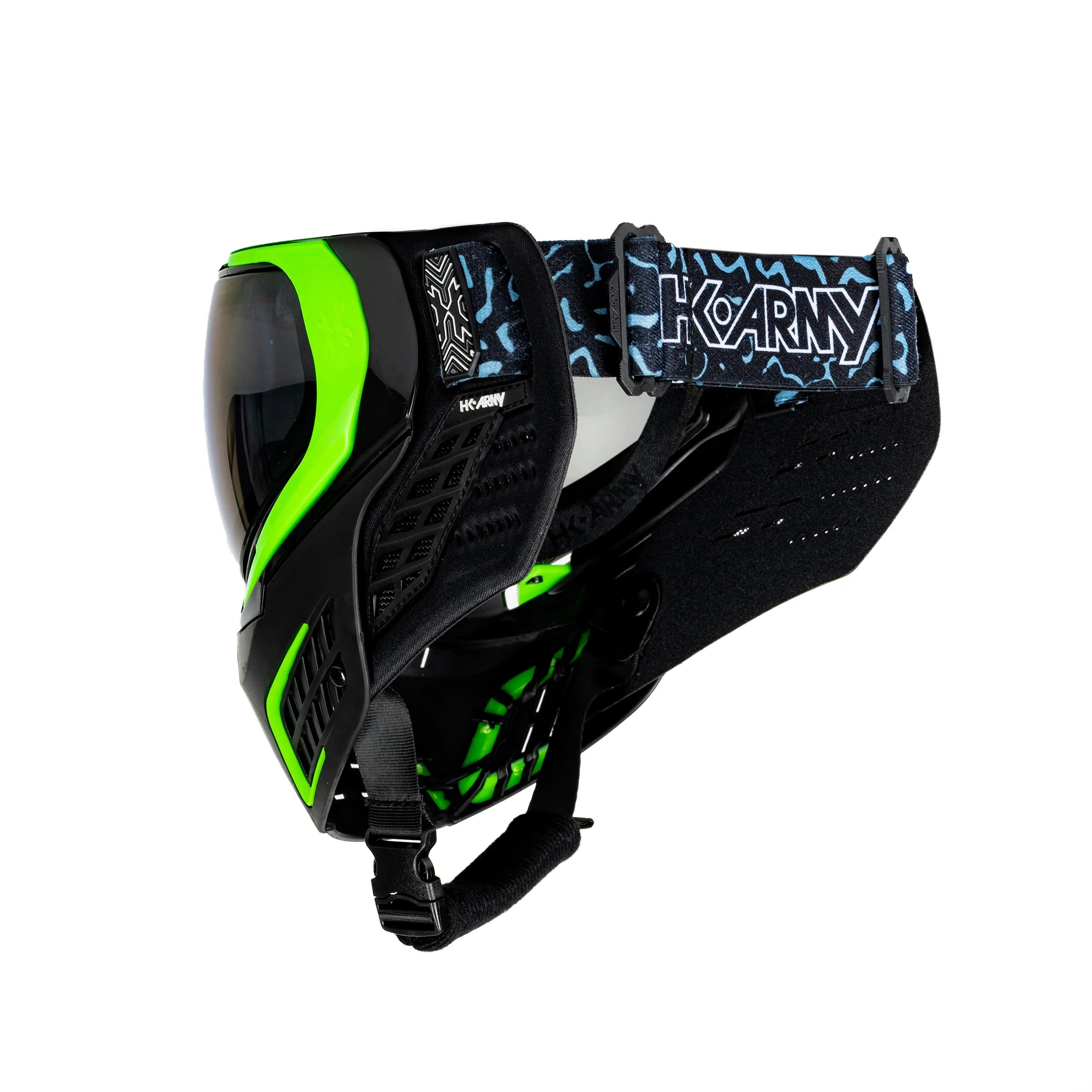 Klr Goggle Electric - Black/Green/Fusion Lens | Paintball Goggle | Mask | Hk Army - Image 4