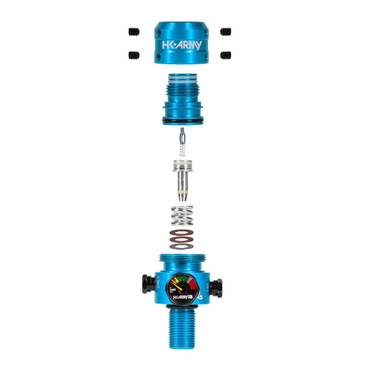 AeroLite Pro Regulator - Adjustable & Rotational - Turquoise - Image 6