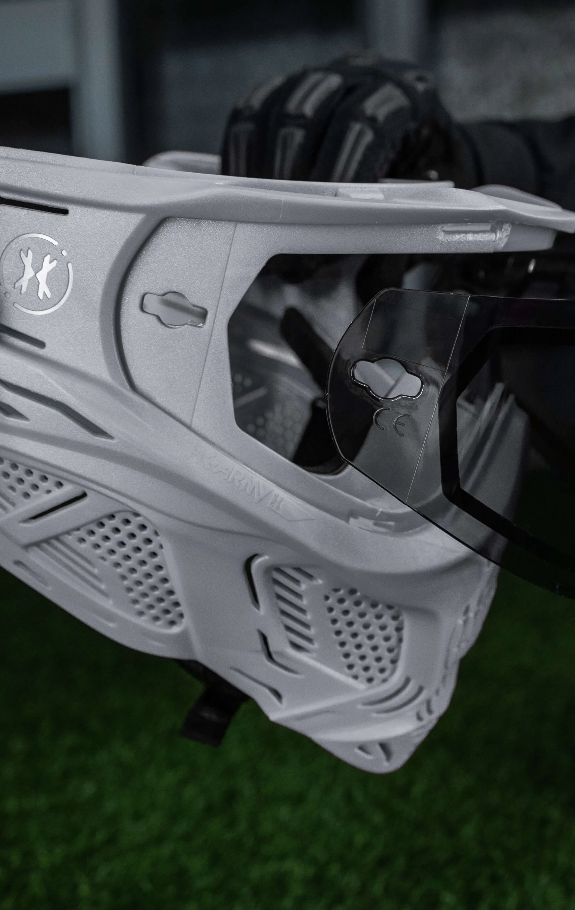 Hstl Skull Goggle "Tombstone" - Grey W/ Smoke Lens | Paintball Goggle | Mask | Hk Army - Image 9