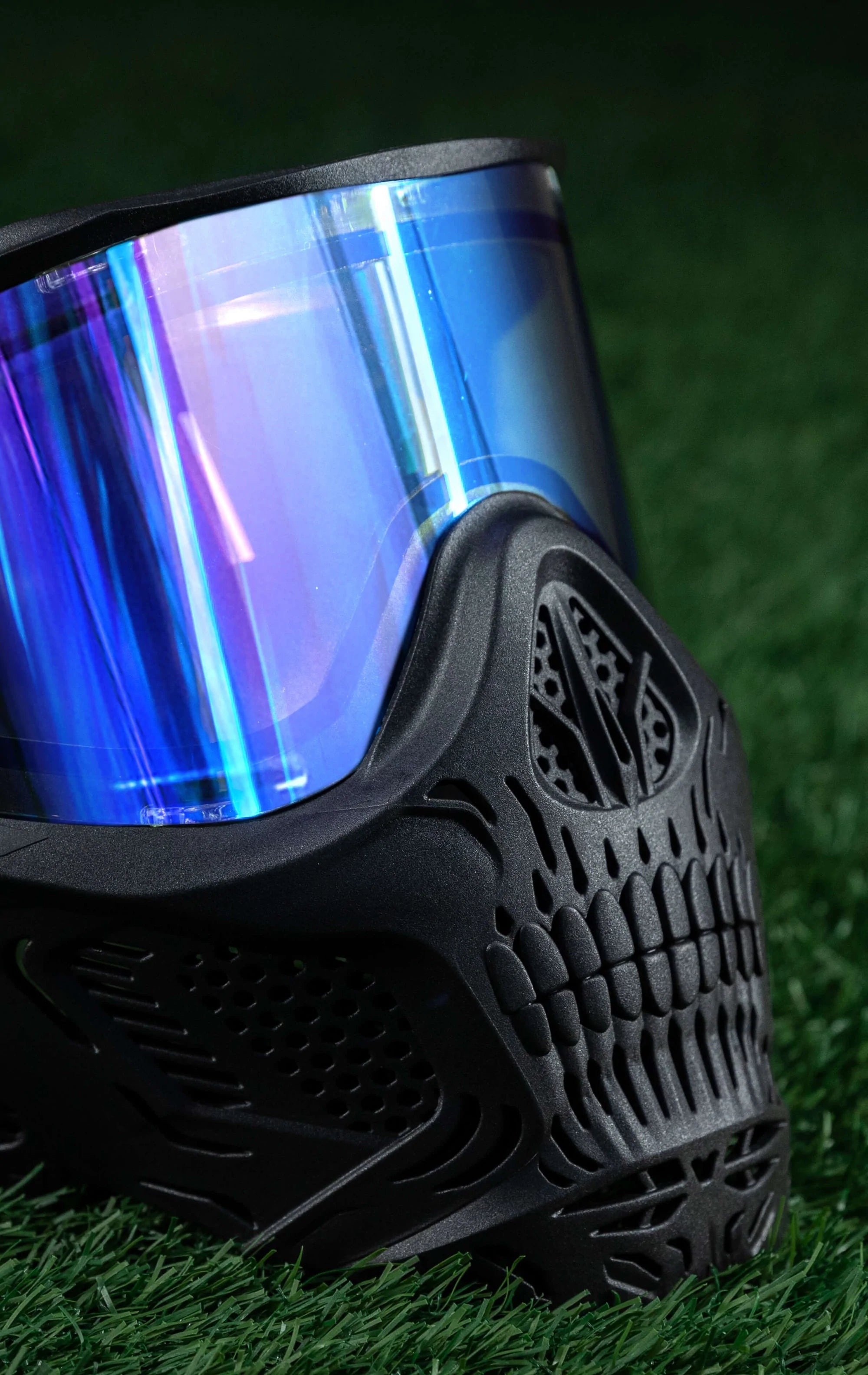 Hstl Skull Goggle "Reaper" - Black W/ Ice Lens | Paintball Goggle | Mask | Hk Army - Image 8