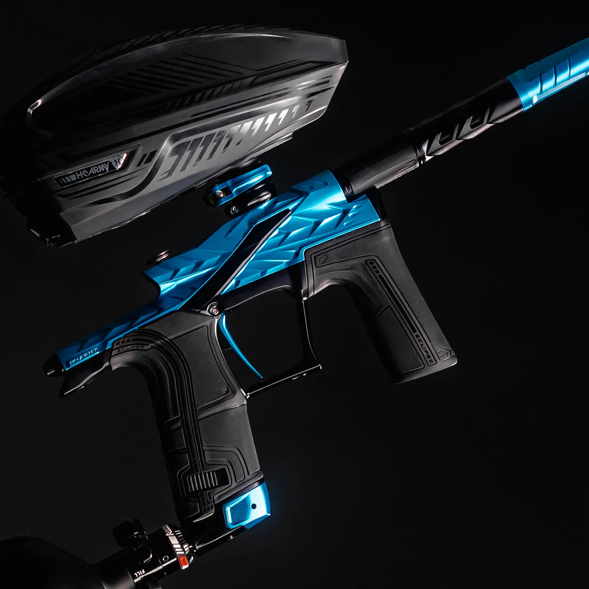HK Army Fossil - Eclipse LV2 - Abyss (Turquoise/Black) | Paintball Electronic Marker - Image 2