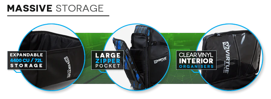 Virtue Gambler Backpack & Gear Bag - Graphic Black - Image 9