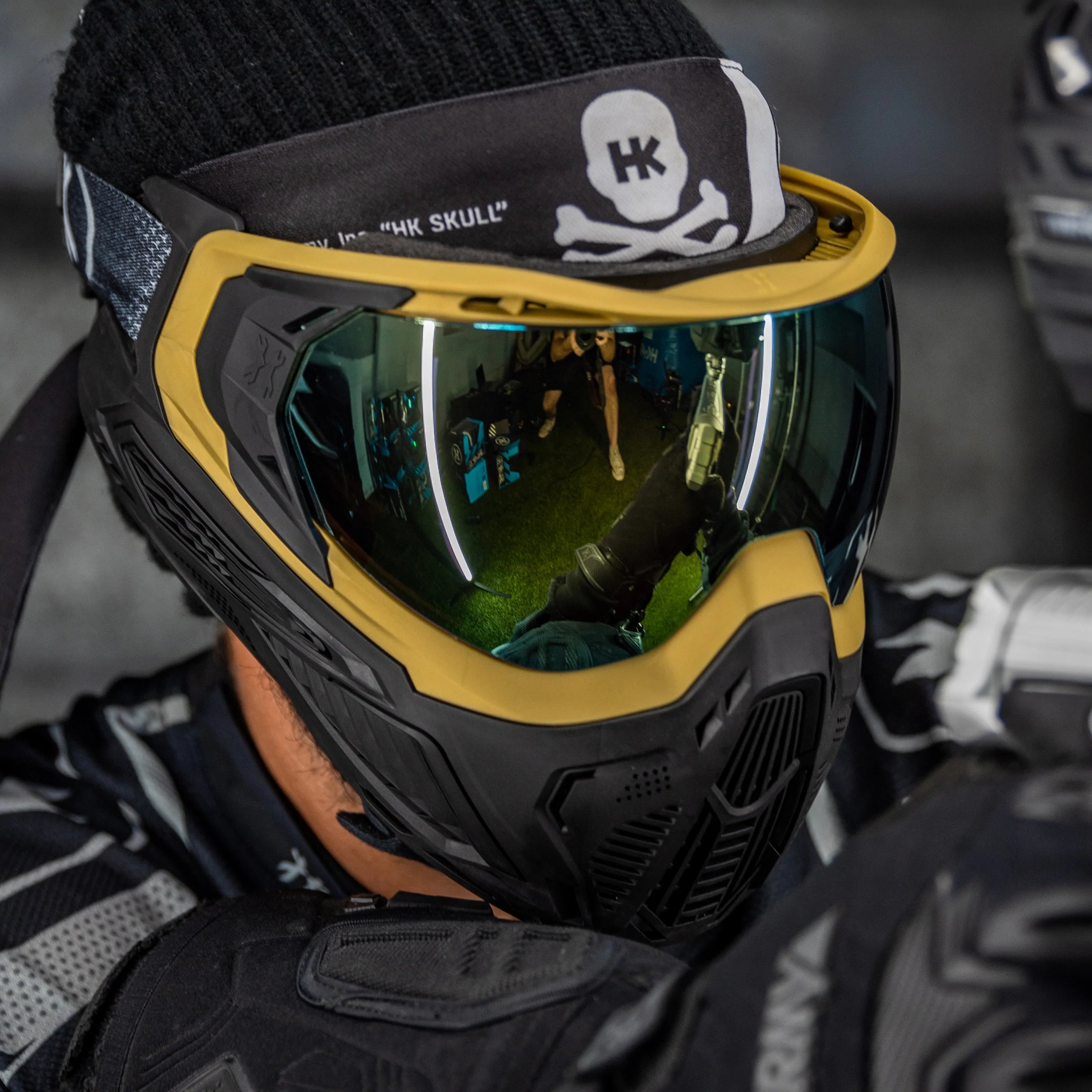 Slr Goggle - Midas (Gold/Black) Gold Lens | Paintball Goggle | Mask | Hk Army - Image 4