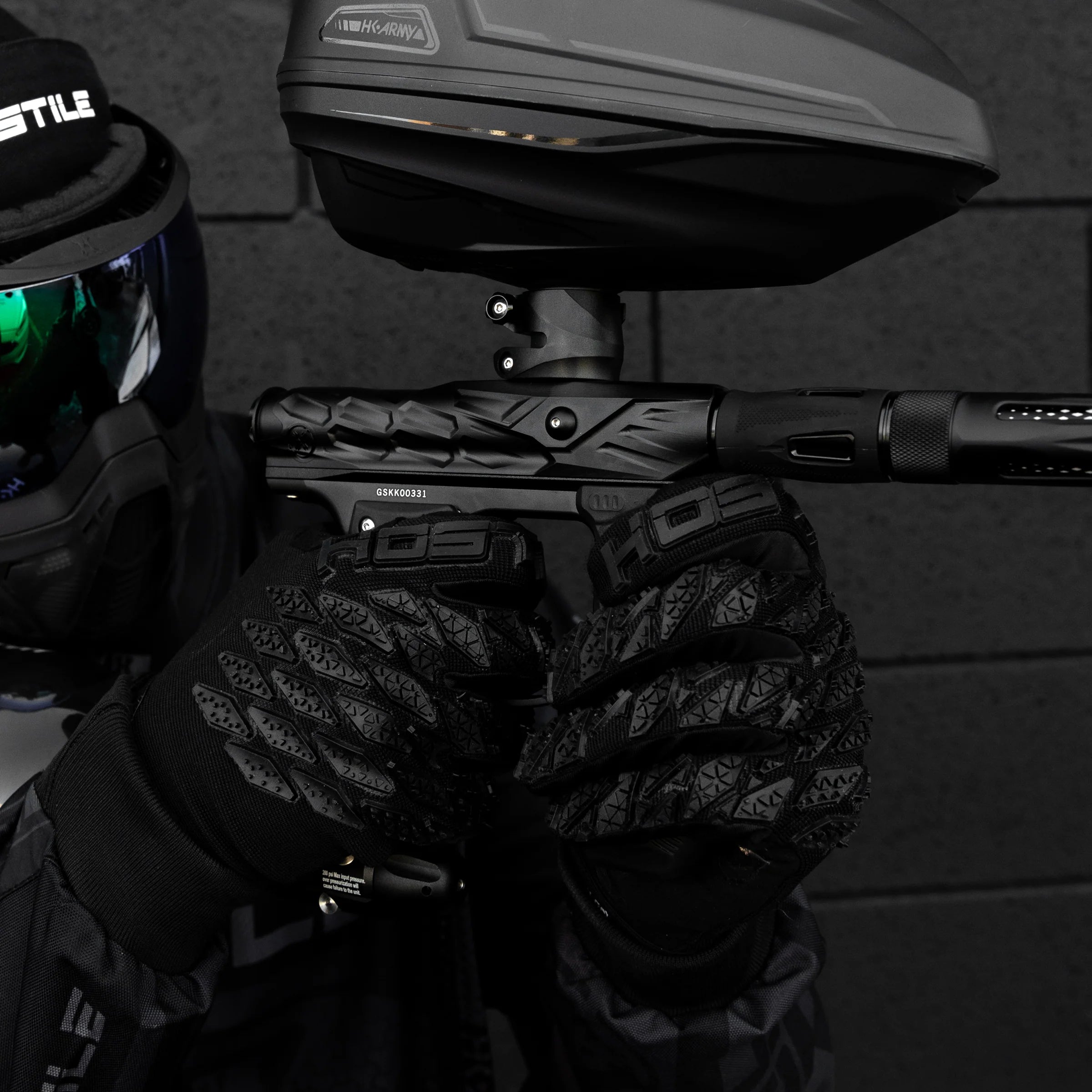 HK Army Hive Mini GS With Lazr-barrel | Black/Black | Paintball Electronic Marker - Image 9