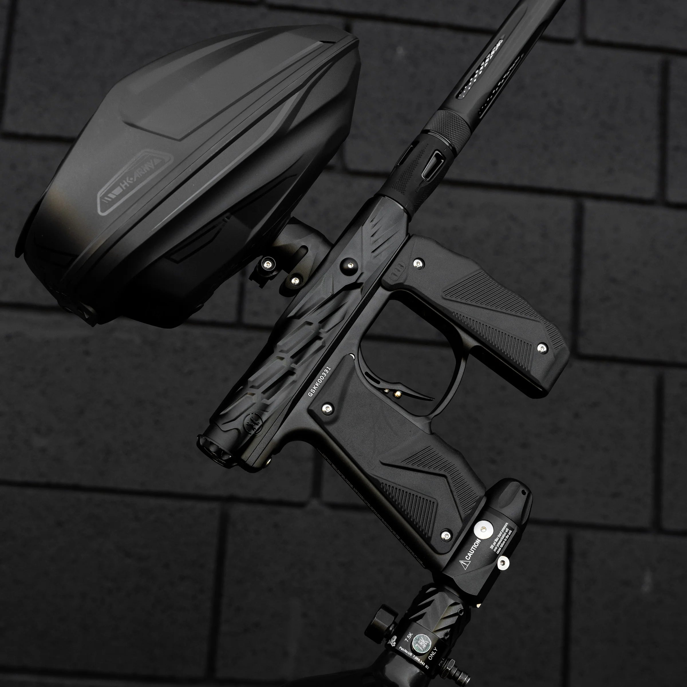HK Army Hive Mini GS With Lazr-barrel | Black/Black | Paintball Electronic Marker - Image 2
