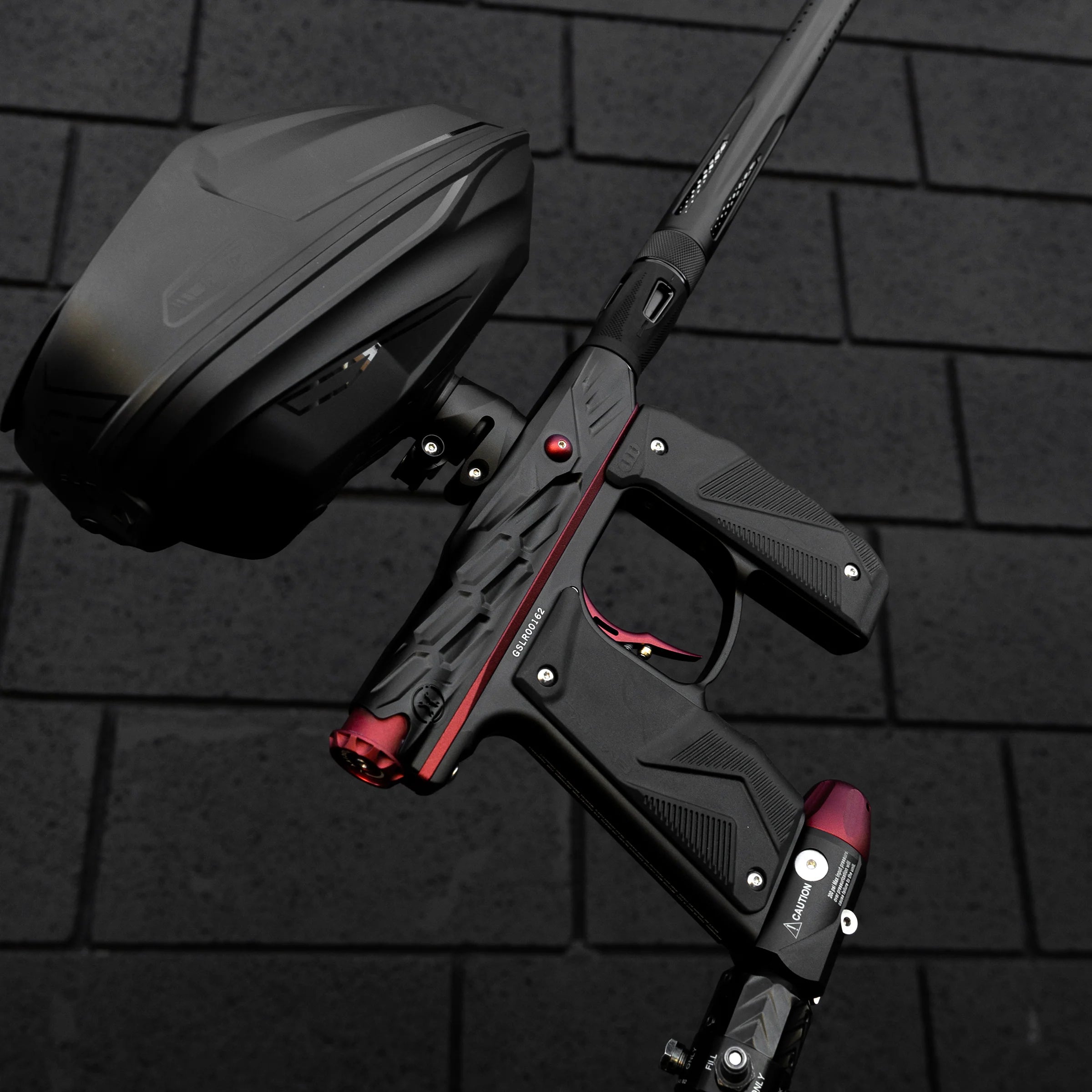 HK Army Hive Mini GS With Lazr-Barrel | Black/Red | Paintball Electronic Marker - Image 2