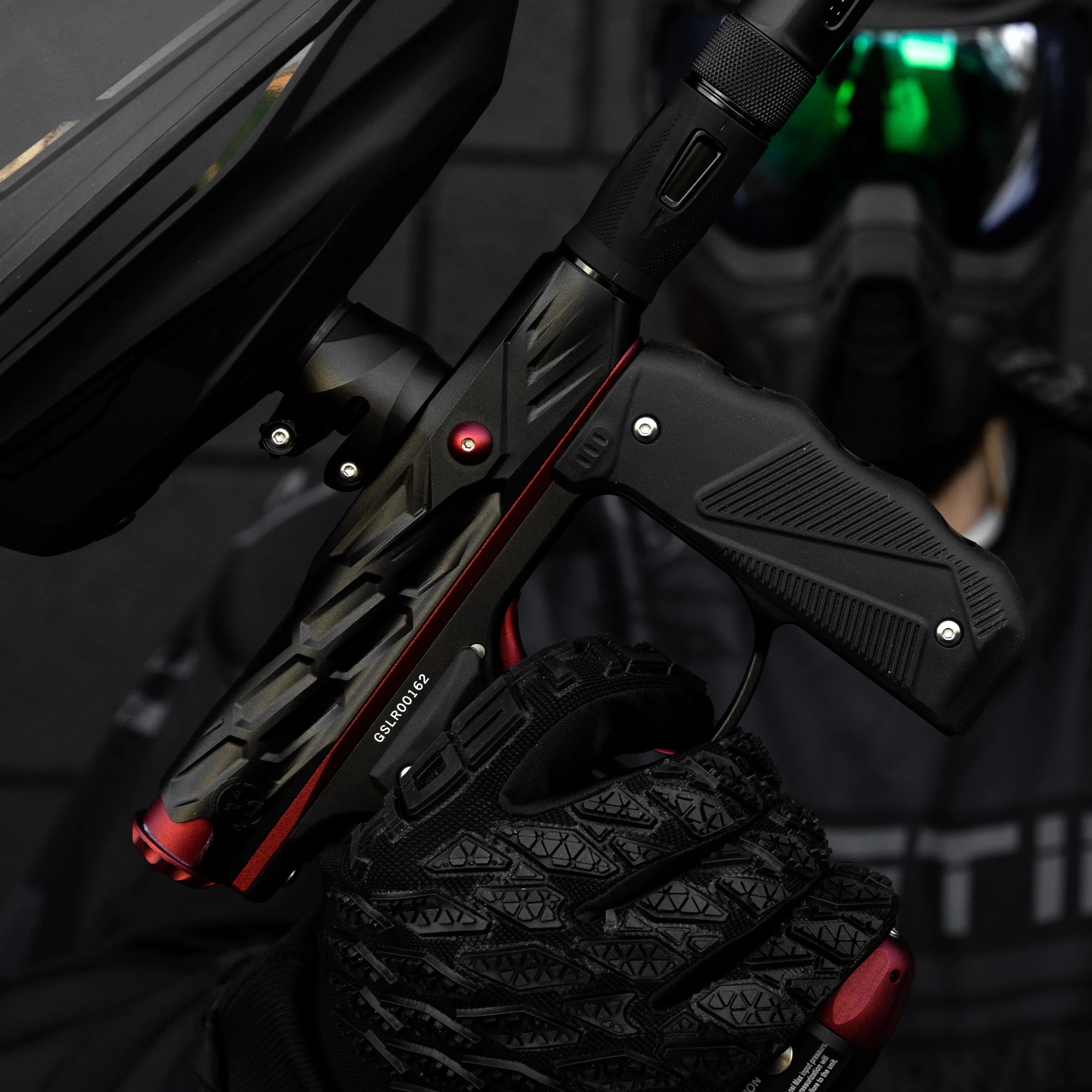 HK Army Hive Mini GS With Lazr-Barrel | Black/Red | Paintball Electronic Marker - Image 8