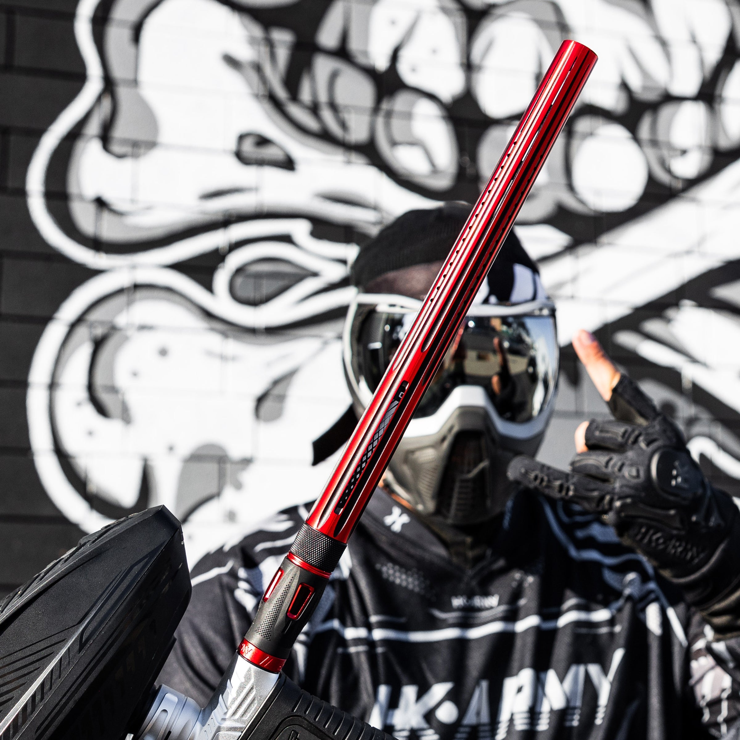 LAZR Elite Nova Barrel Kit - 15' Red/Black - Black Inserts - Cocker Threads - Image 2