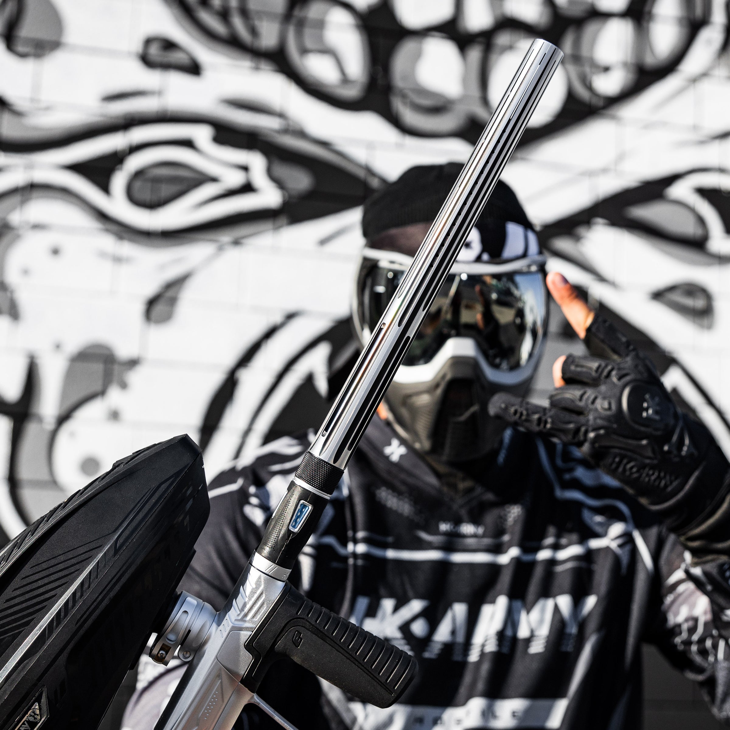 LAZR Elite Nova Barrel Kit - 15' Silver/Black - Colored Inserts - Cocker Threads - Image 2