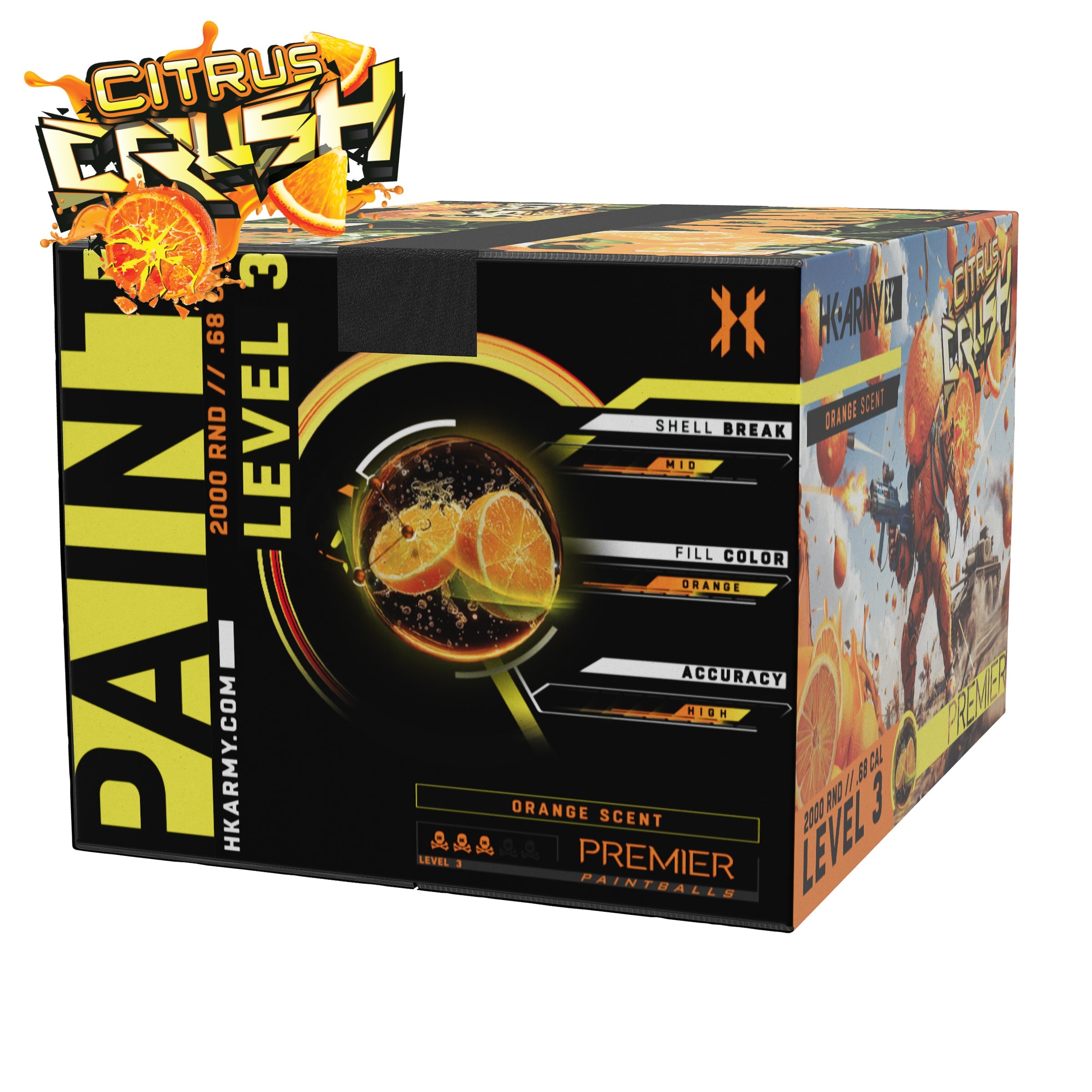 HK Army Citrus Crush Scented Paintballs - Premier Orange Fill - Image 6