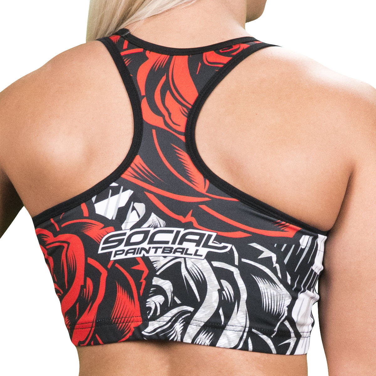 Women's Racerback Sports Bra, Wings - Image 2